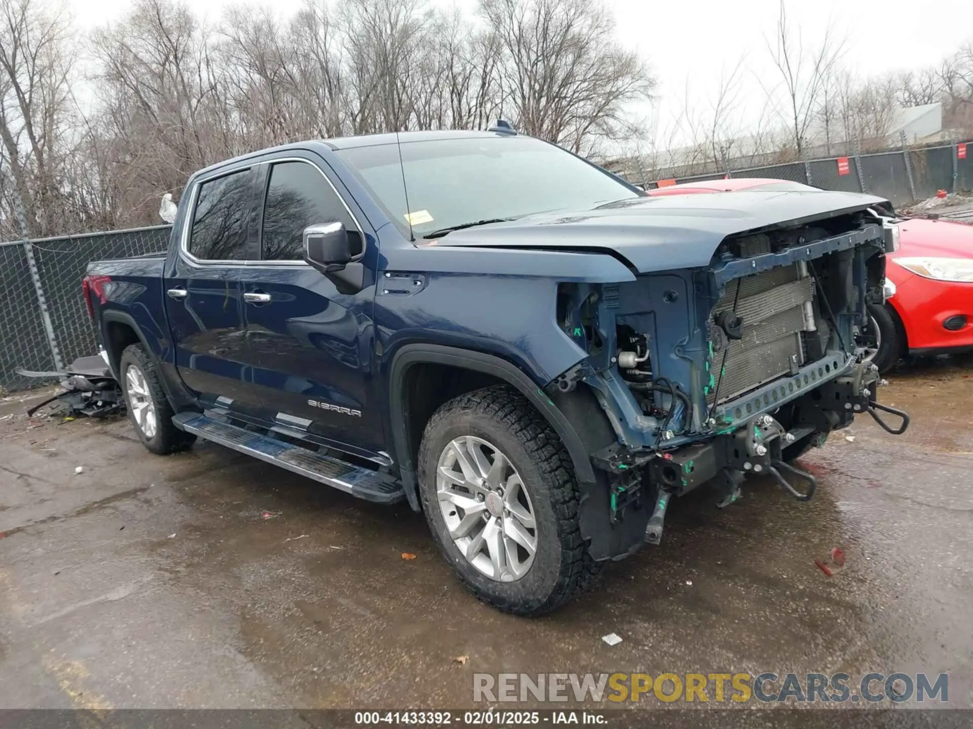 1 Photograph of a damaged car 3GTU9DEL0MG262362 GMC SIERRA 1500 2021