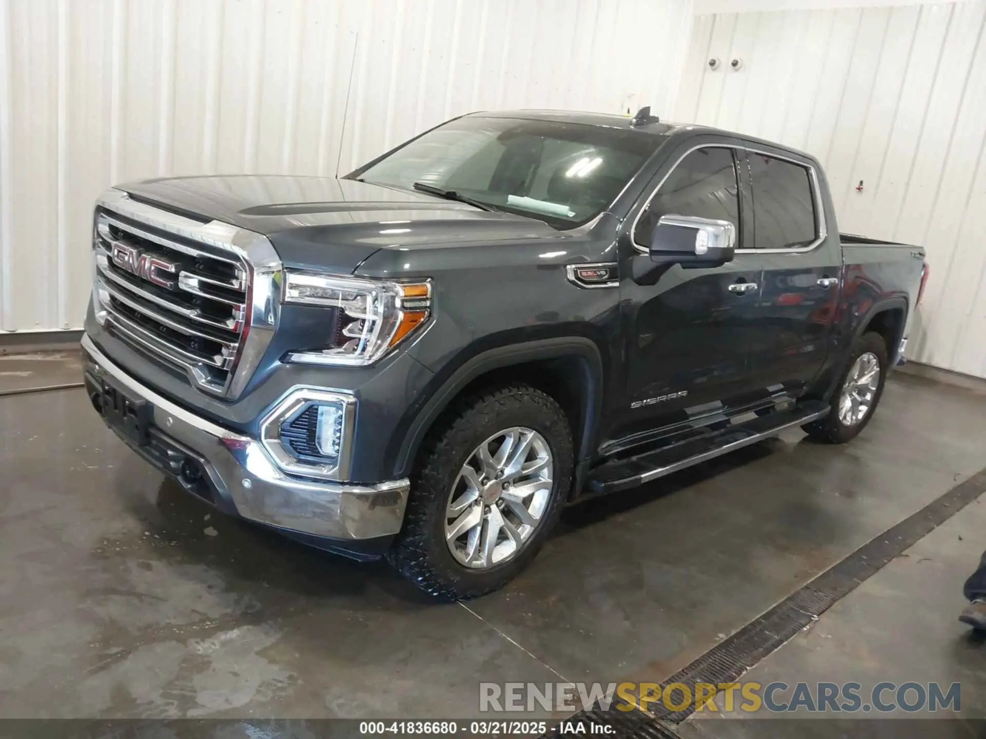 2 Photograph of a damaged car 3GTU9DEL5MG183415 GMC SIERRA 1500 2021