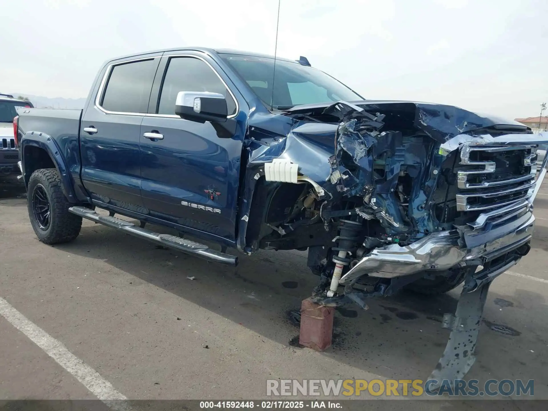 1 Photograph of a damaged car 3GTU9DET3MG159033 GMC SIERRA 1500 2021