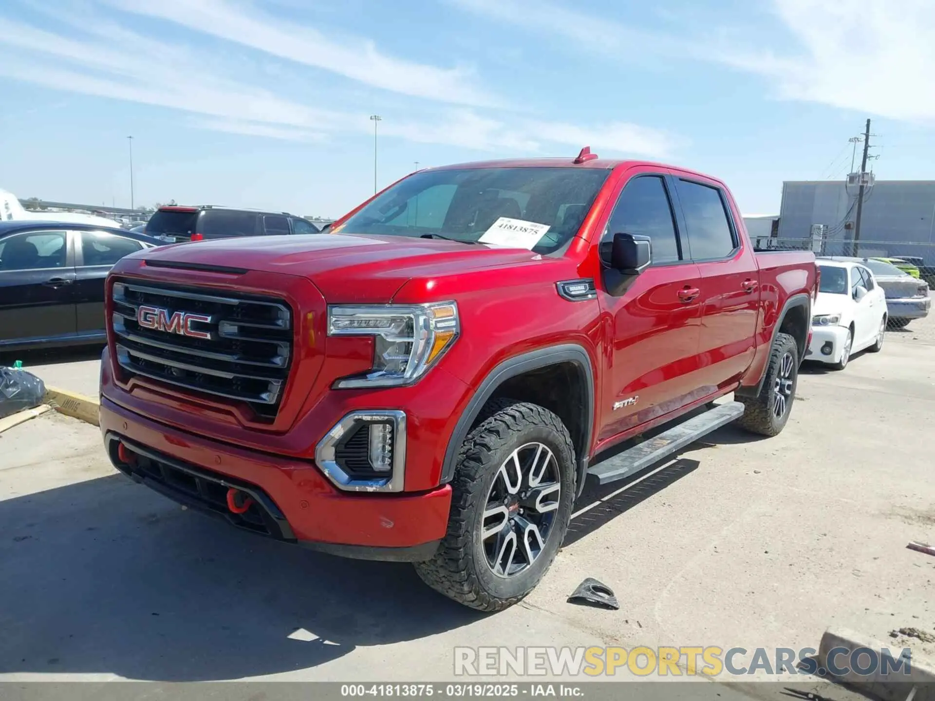 2 Photograph of a damaged car 3GTU9EET2MG311910 GMC SIERRA 1500 2021