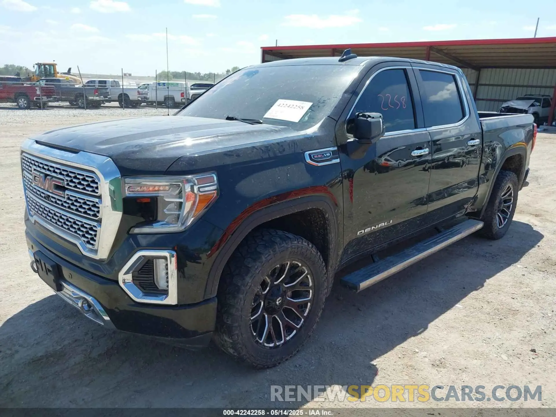 2 Photograph of a damaged car 3GTU9FEL2MG103368 GMC SIERRA 1500 2021