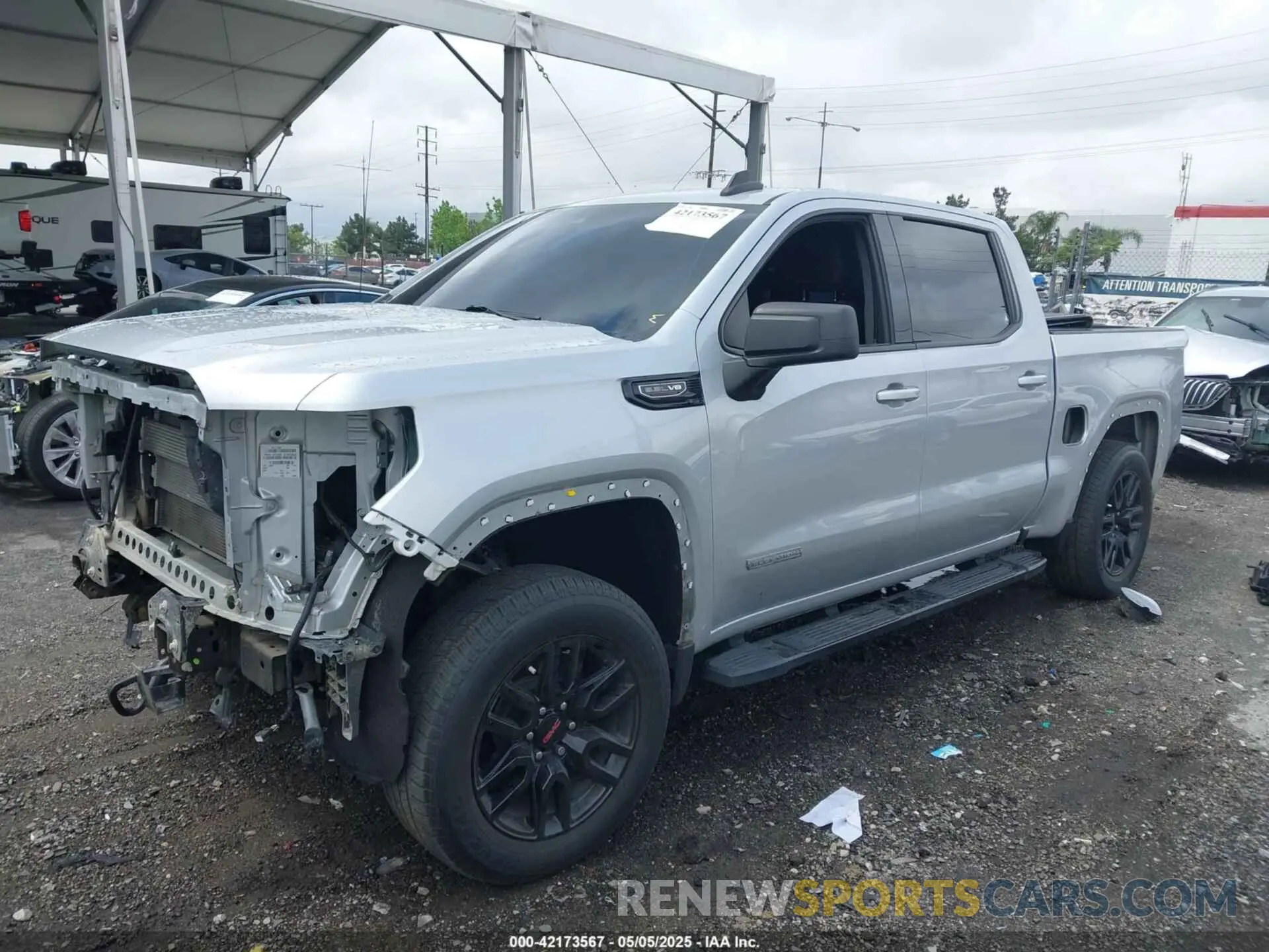 2 Photograph of a damaged car 1GTPHCED9NZ577469 GMC SIERRA 1500 2022