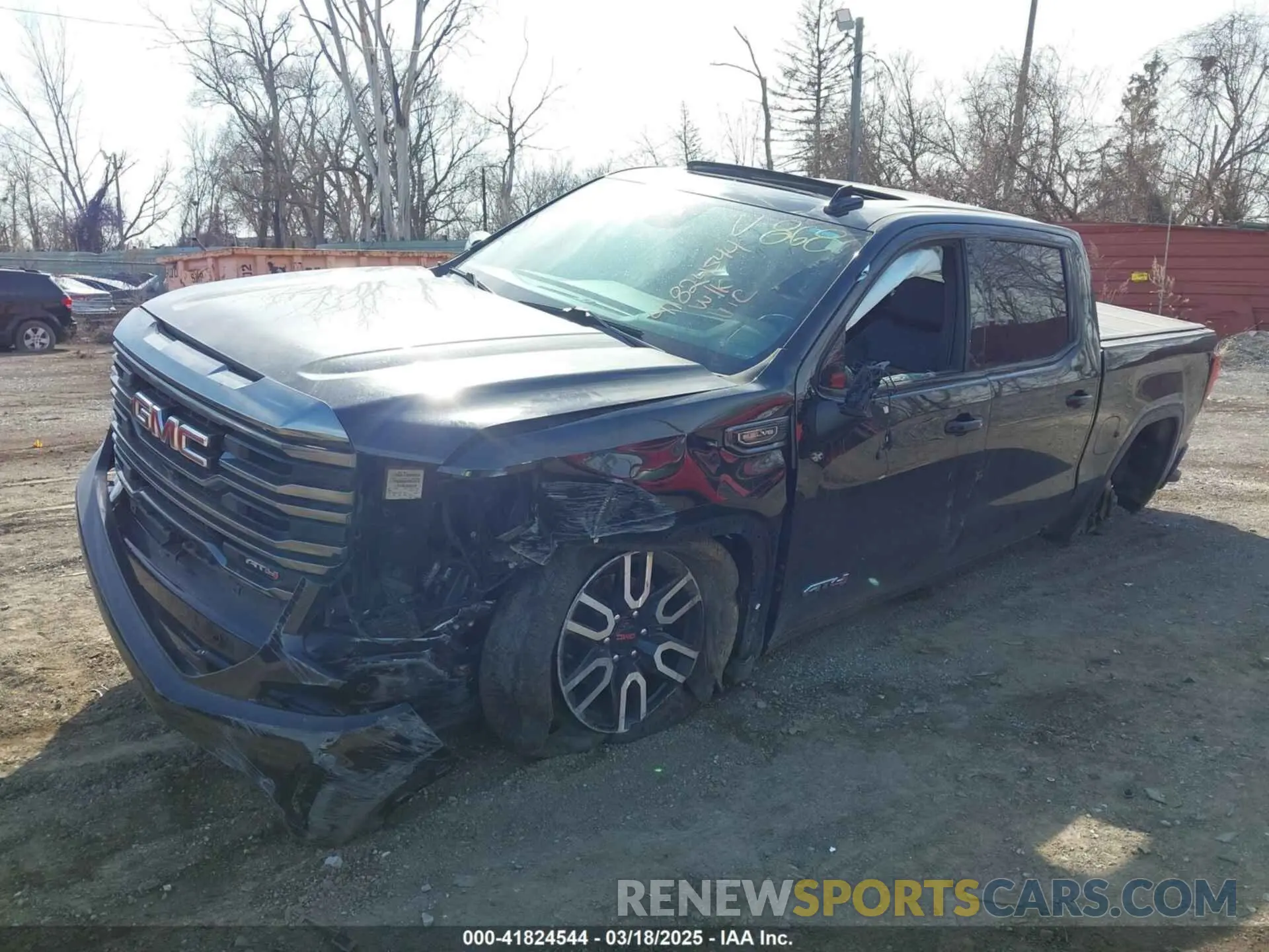 2 Photograph of a damaged car 1GTPUEEL9NZ638687 GMC SIERRA 1500 2022