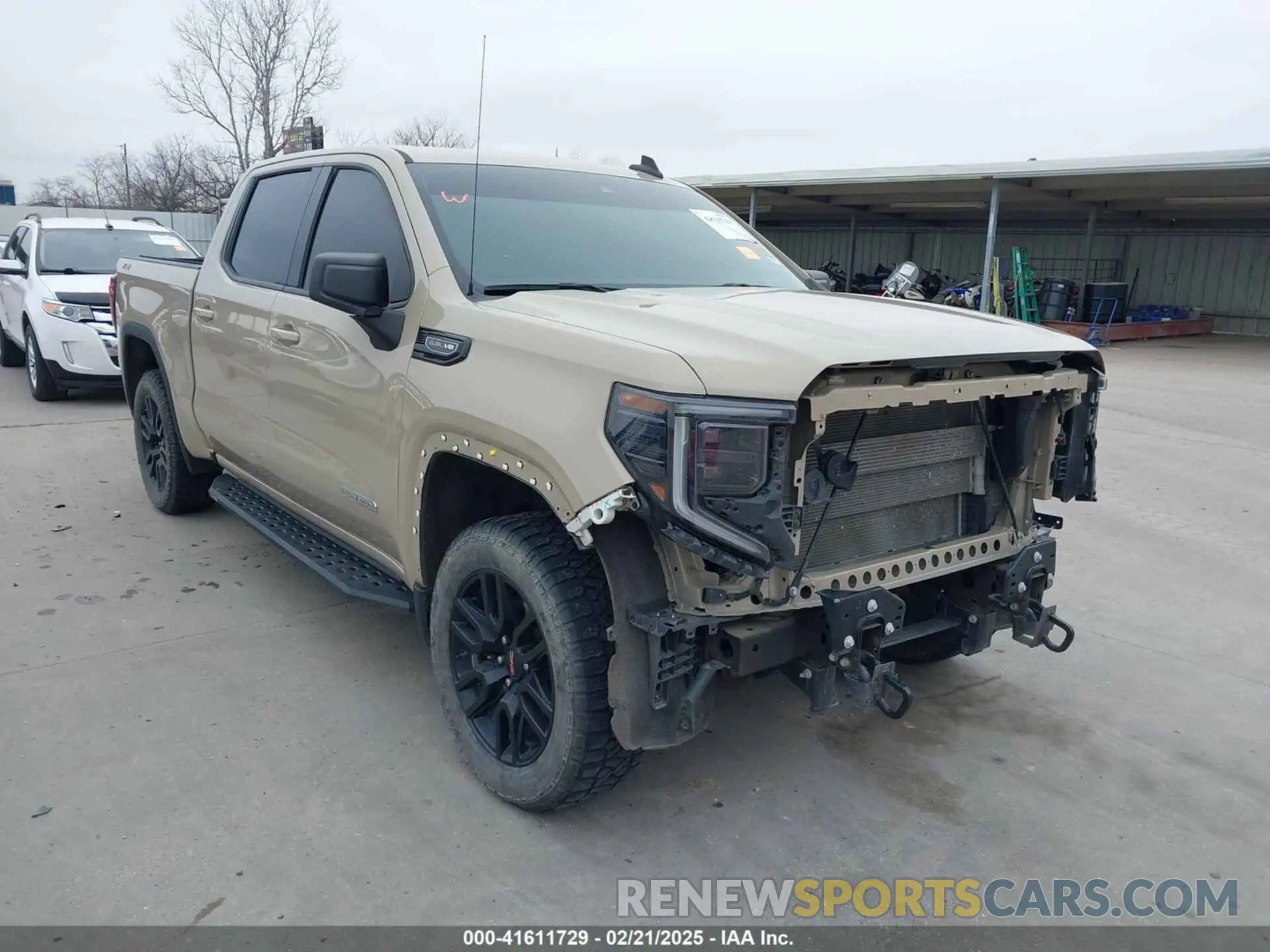 1 Photograph of a damaged car 1GTUUCED5NZ604780 GMC SIERRA 1500 2022