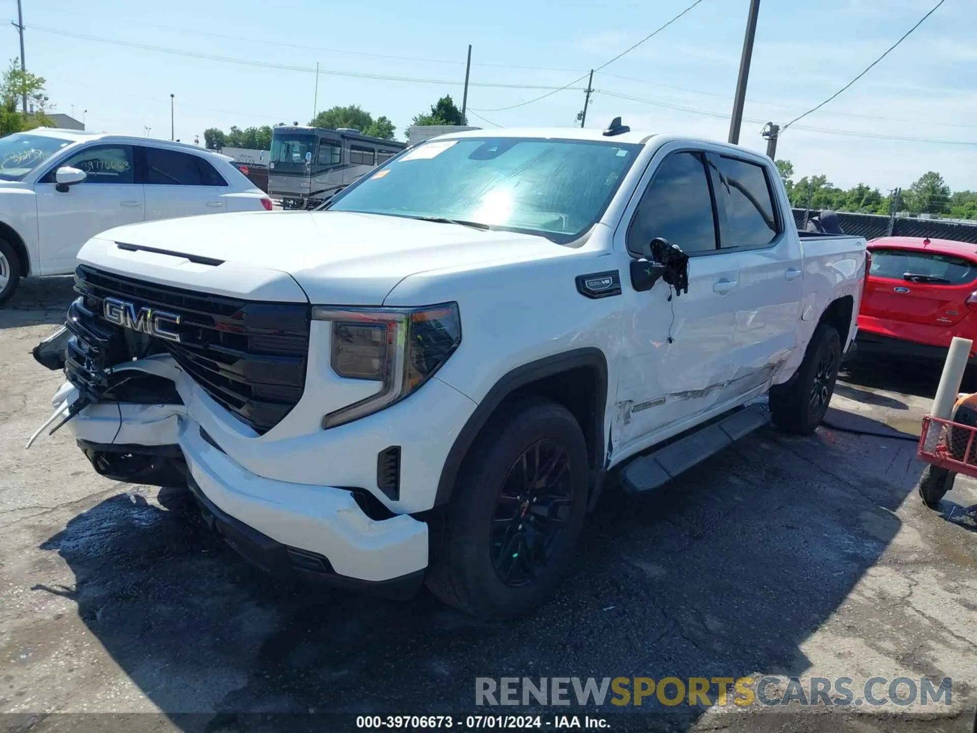 2 Photograph of a damaged car 1GTUUCED6NZ530401 GMC SIERRA 1500 2022