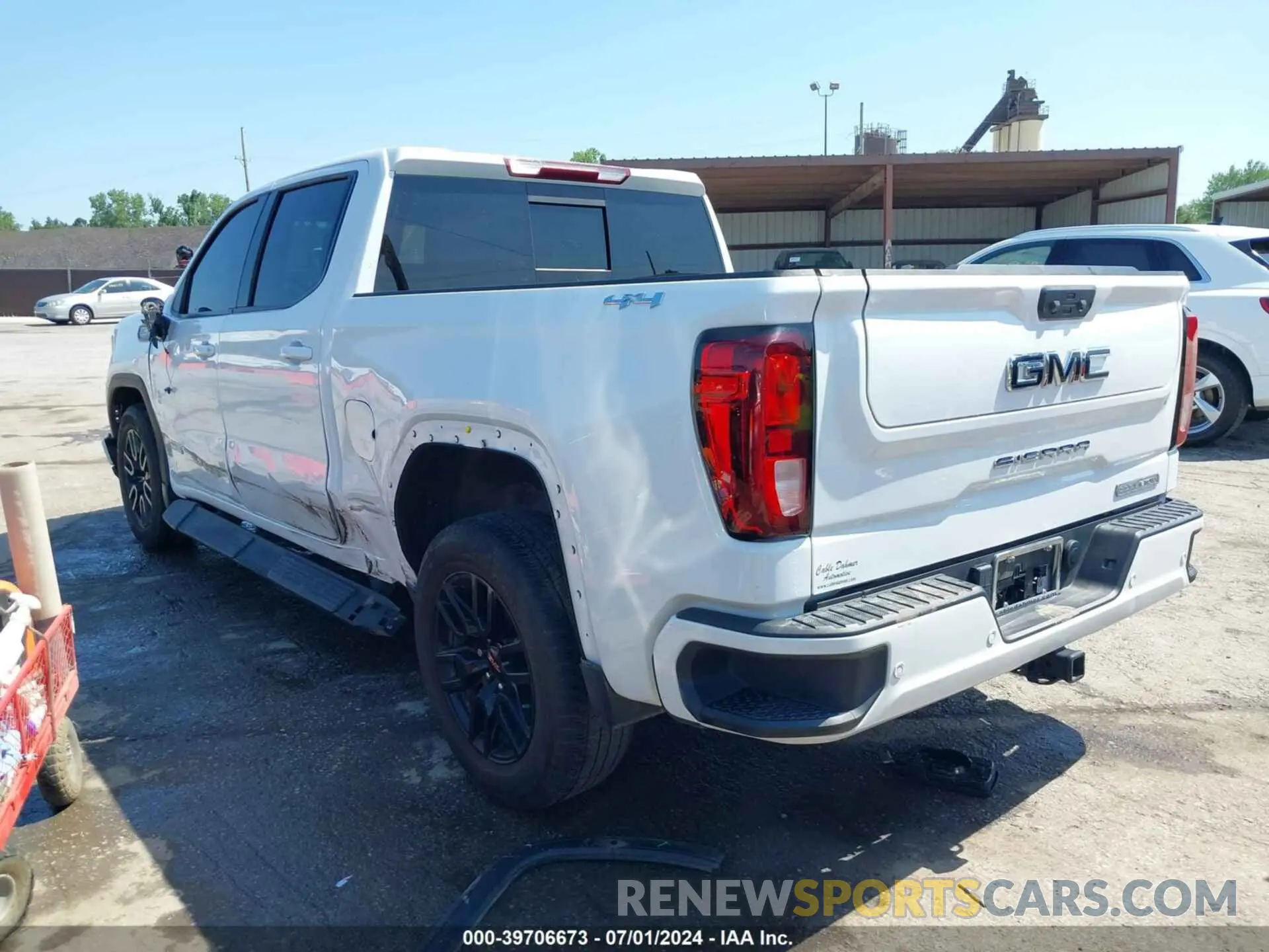 3 Photograph of a damaged car 1GTUUCED6NZ530401 GMC SIERRA 1500 2022