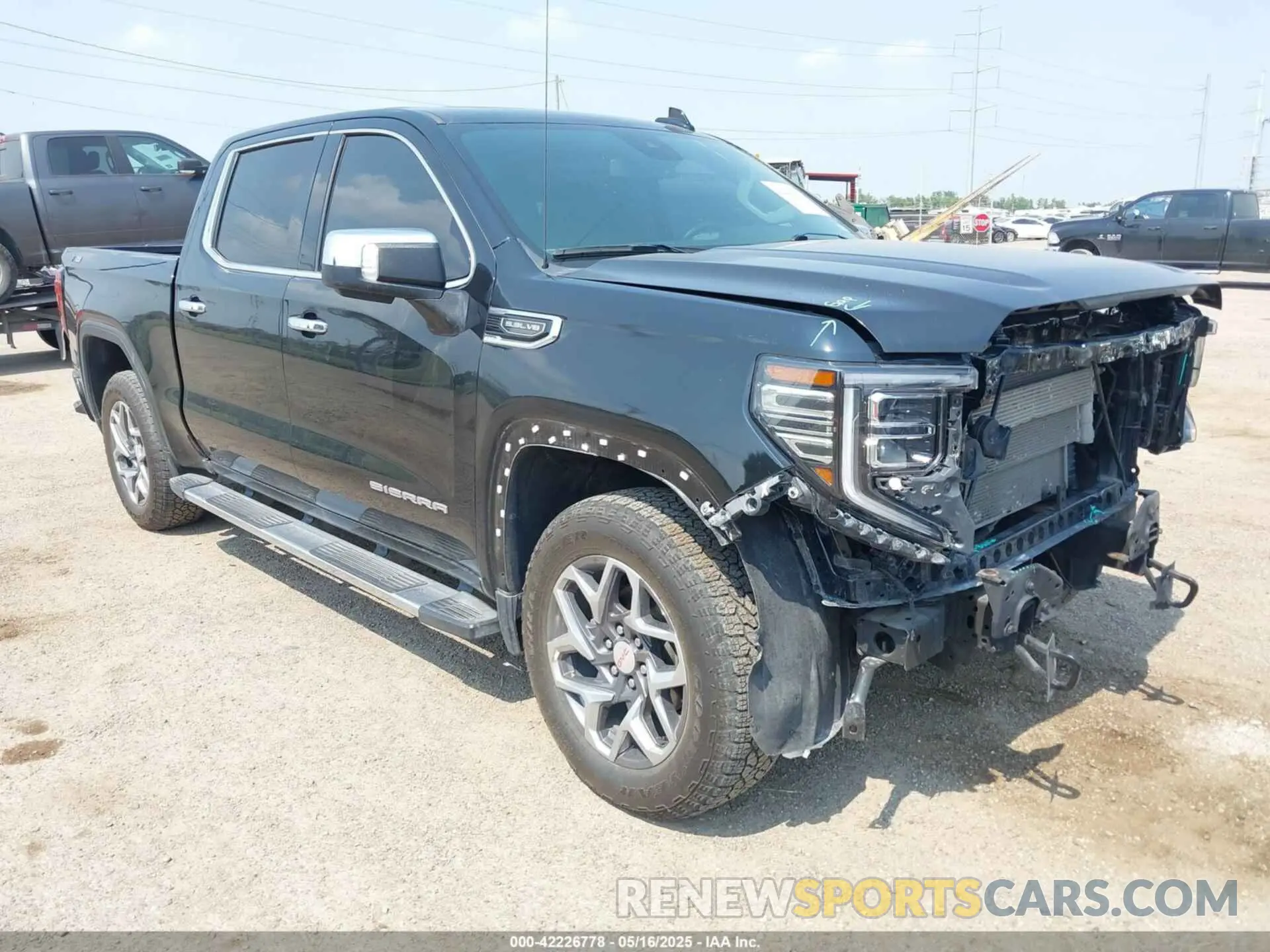 1 Photograph of a damaged car 1GTUUDED1NZ646000 GMC SIERRA 1500 2022