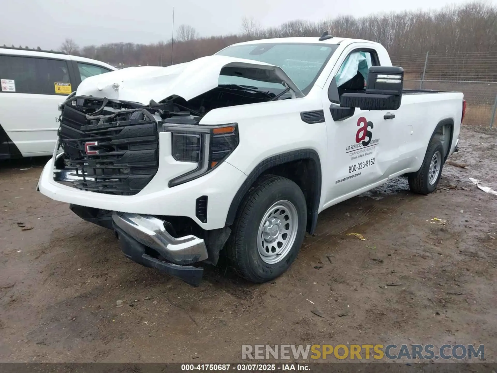 2 Photograph of a damaged car 3GTNHAEK2NG604974 GMC SIERRA 1500 2022