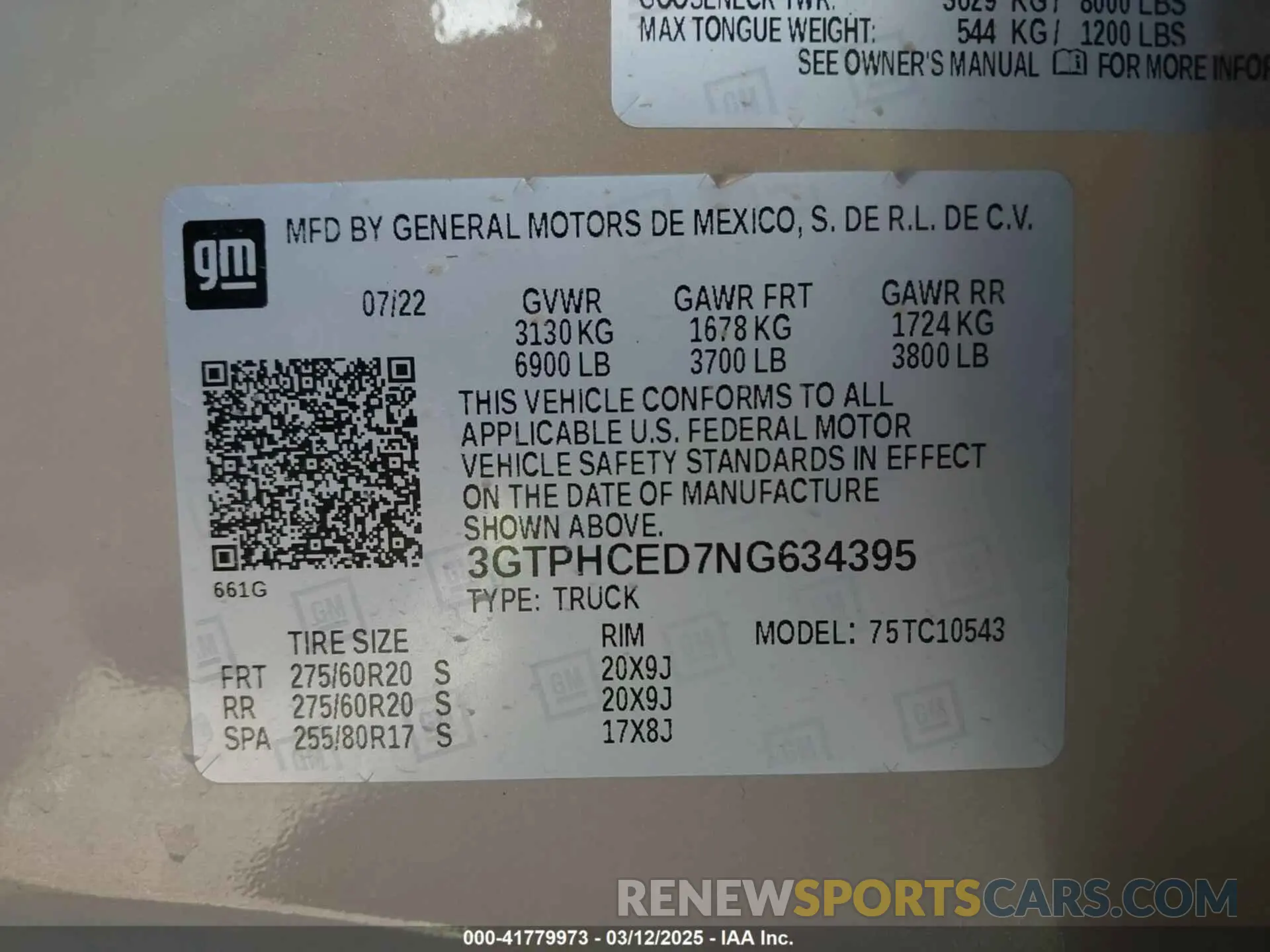9 Photograph of a damaged car 3GTPHCED7NG634395 GMC SIERRA 1500 2022