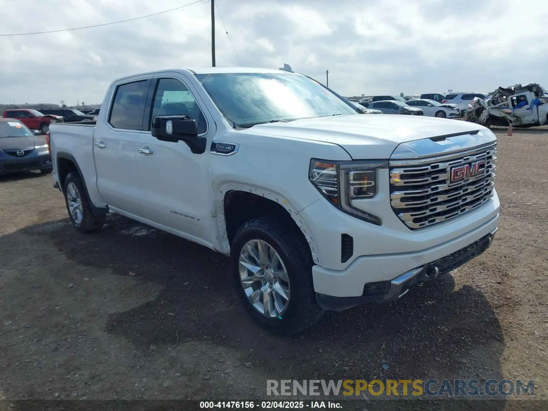 1 Photograph of a damaged car 3GTPHGED3NG680782 GMC SIERRA 1500 2022