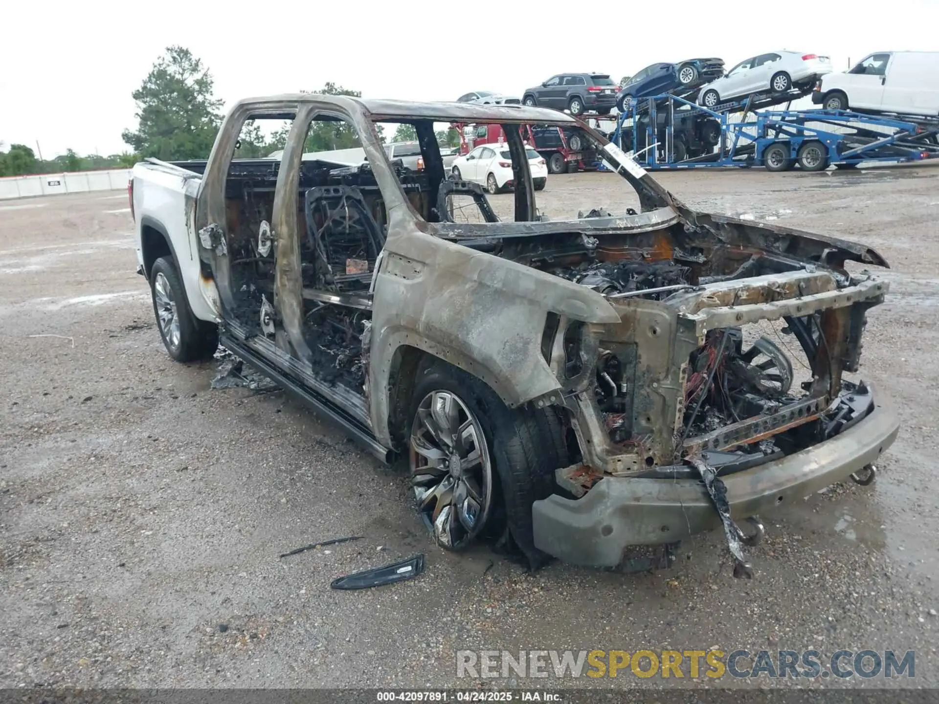 1 Photograph of a damaged car 3GTPHGET5NG613690 GMC SIERRA 1500 2022