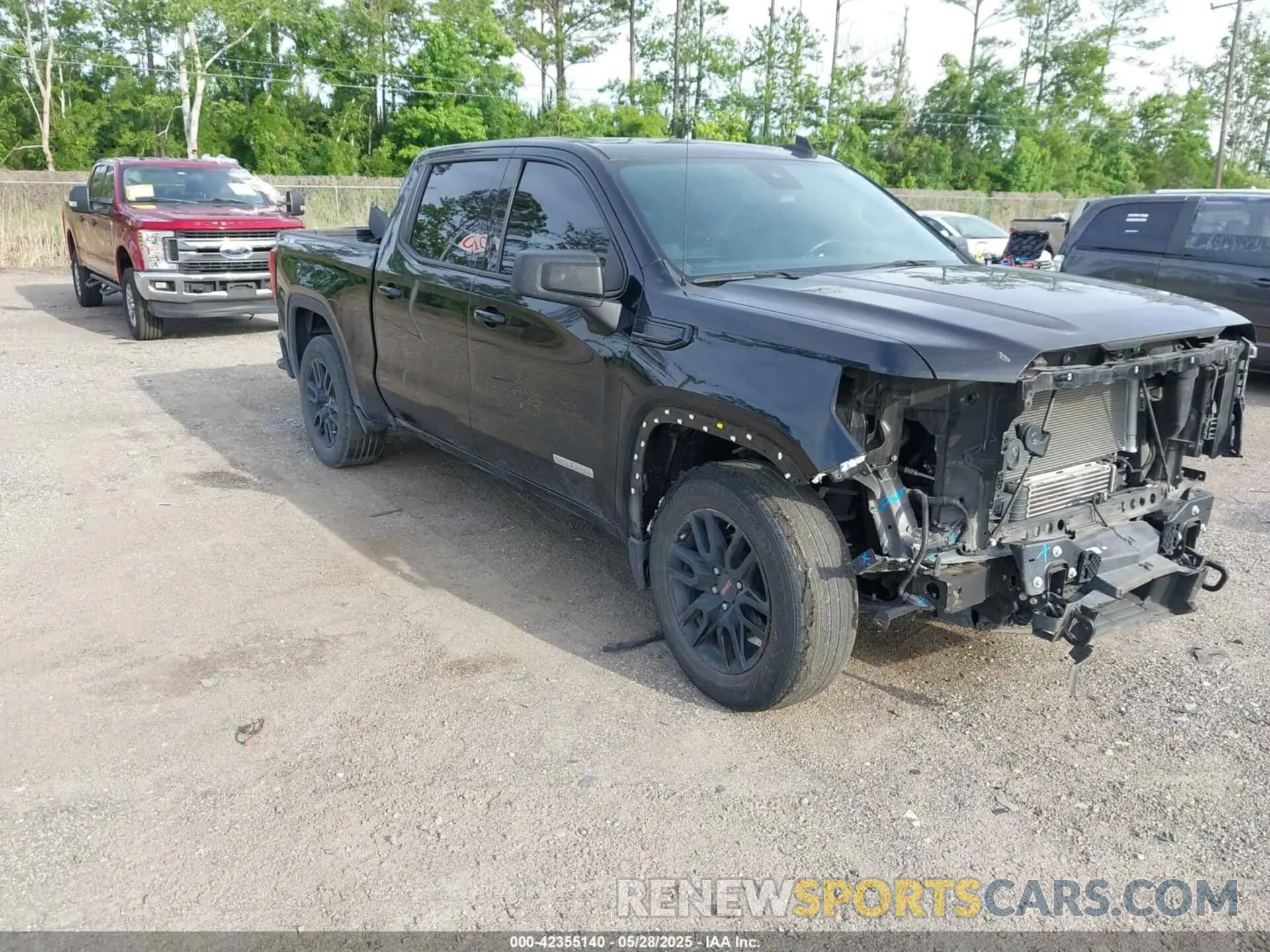 1 Photograph of a damaged car 3GTPUCEK1NG544010 GMC SIERRA 1500 2022