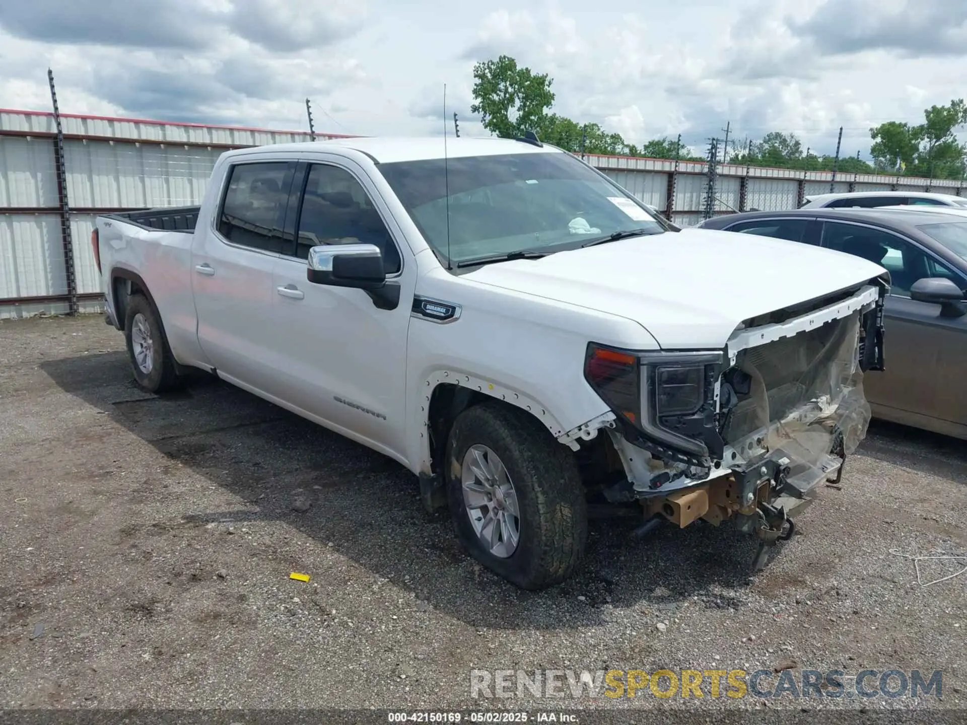 1 Photograph of a damaged car 3GTUUBET3NG543849 GMC SIERRA 1500 2022