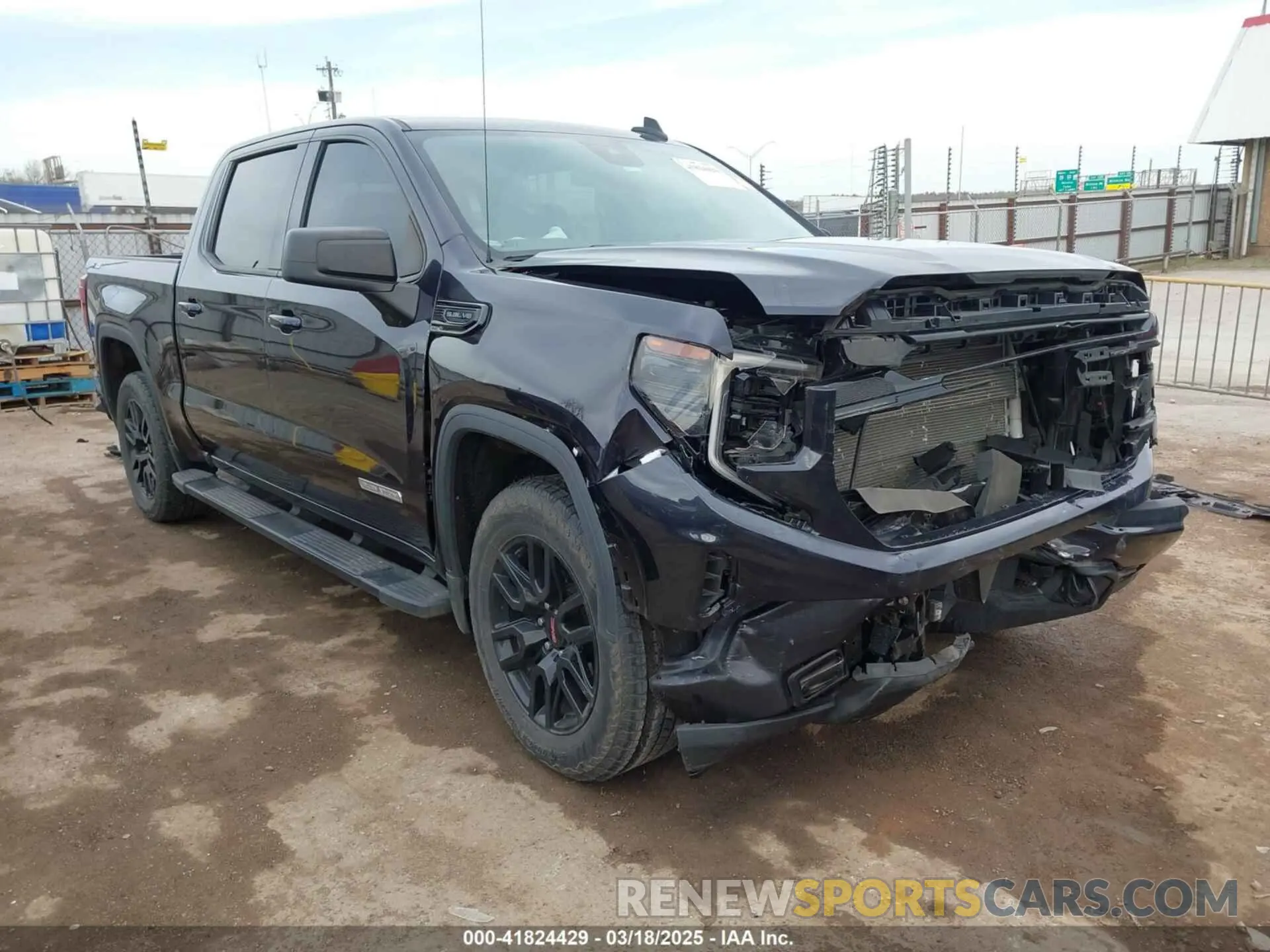 1 Photograph of a damaged car 3GTUUCED2NG567591 GMC SIERRA 1500 2022