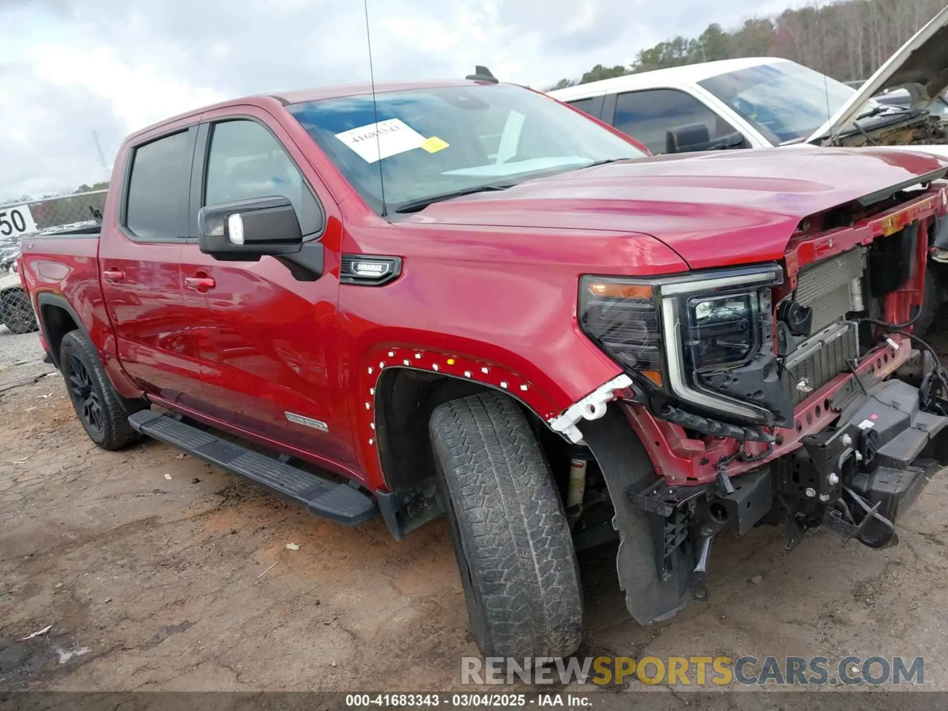 1 Photograph of a damaged car 3GTUUCETXNG547564 GMC SIERRA 1500 2022