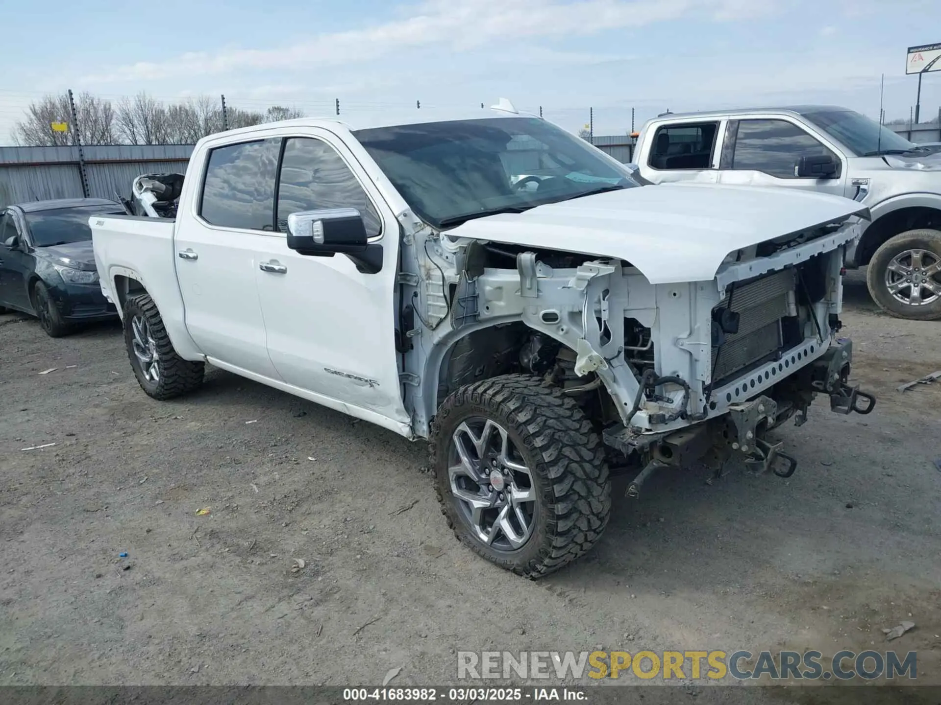 1 Photograph of a damaged car 3GTUUDED2NG591976 GMC SIERRA 1500 2022