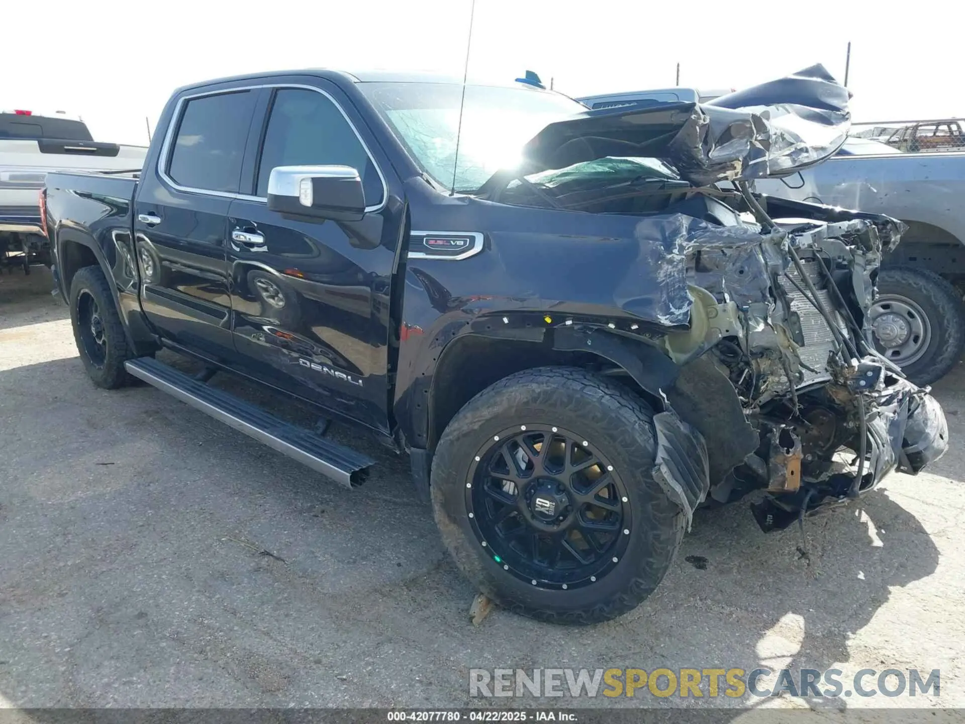 1 Photograph of a damaged car 3GTUUGEL8NG664468 GMC SIERRA 1500 2022