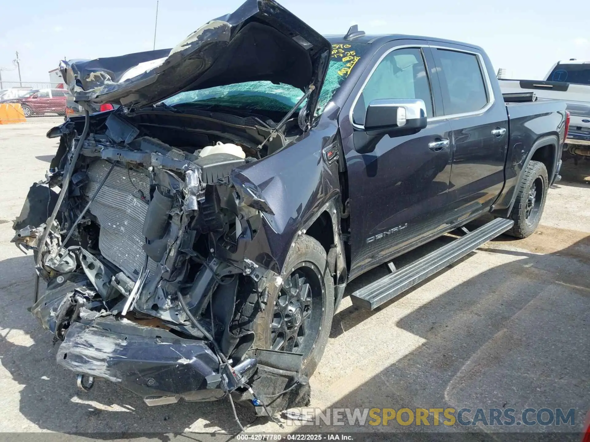 2 Photograph of a damaged car 3GTUUGEL8NG664468 GMC SIERRA 1500 2022
