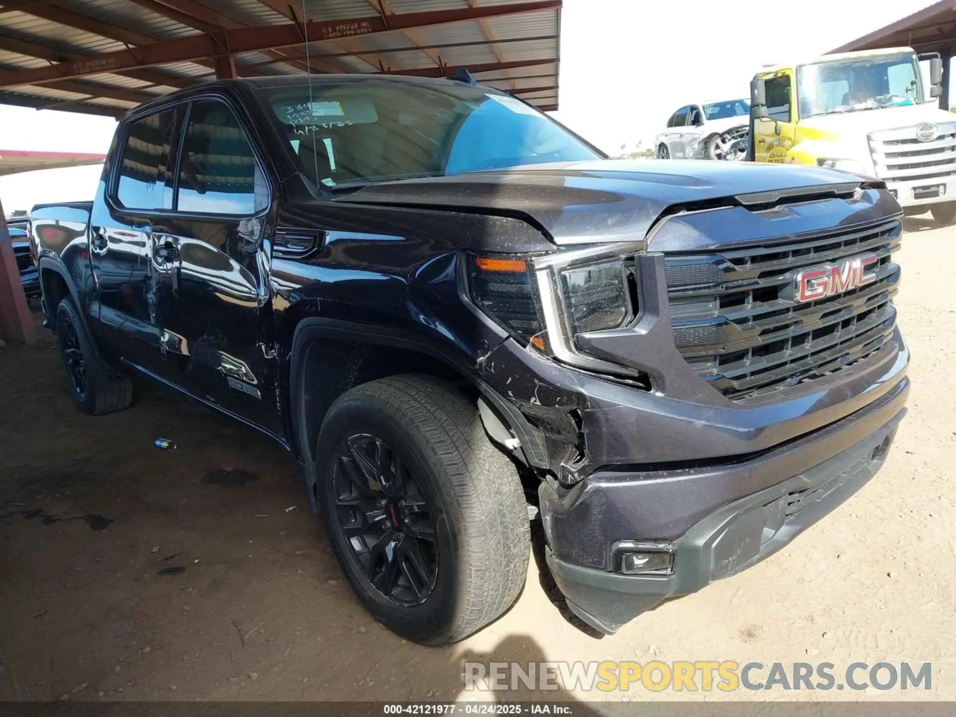 1 Photograph of a damaged car 1GTPHCEK8PZ104499 GMC SIERRA 1500 2023