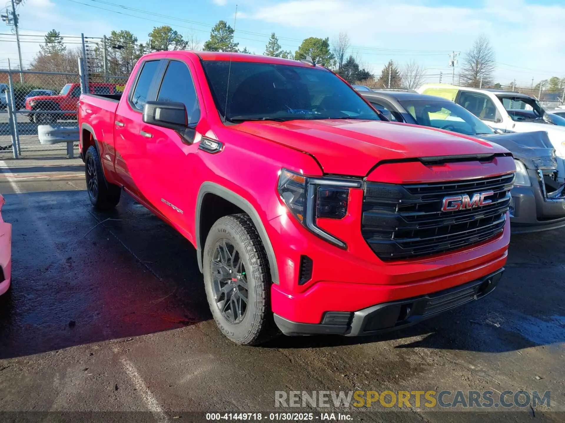 1 Photograph of a damaged car 1GTRUAED0PZ278173 GMC SIERRA 1500 2023