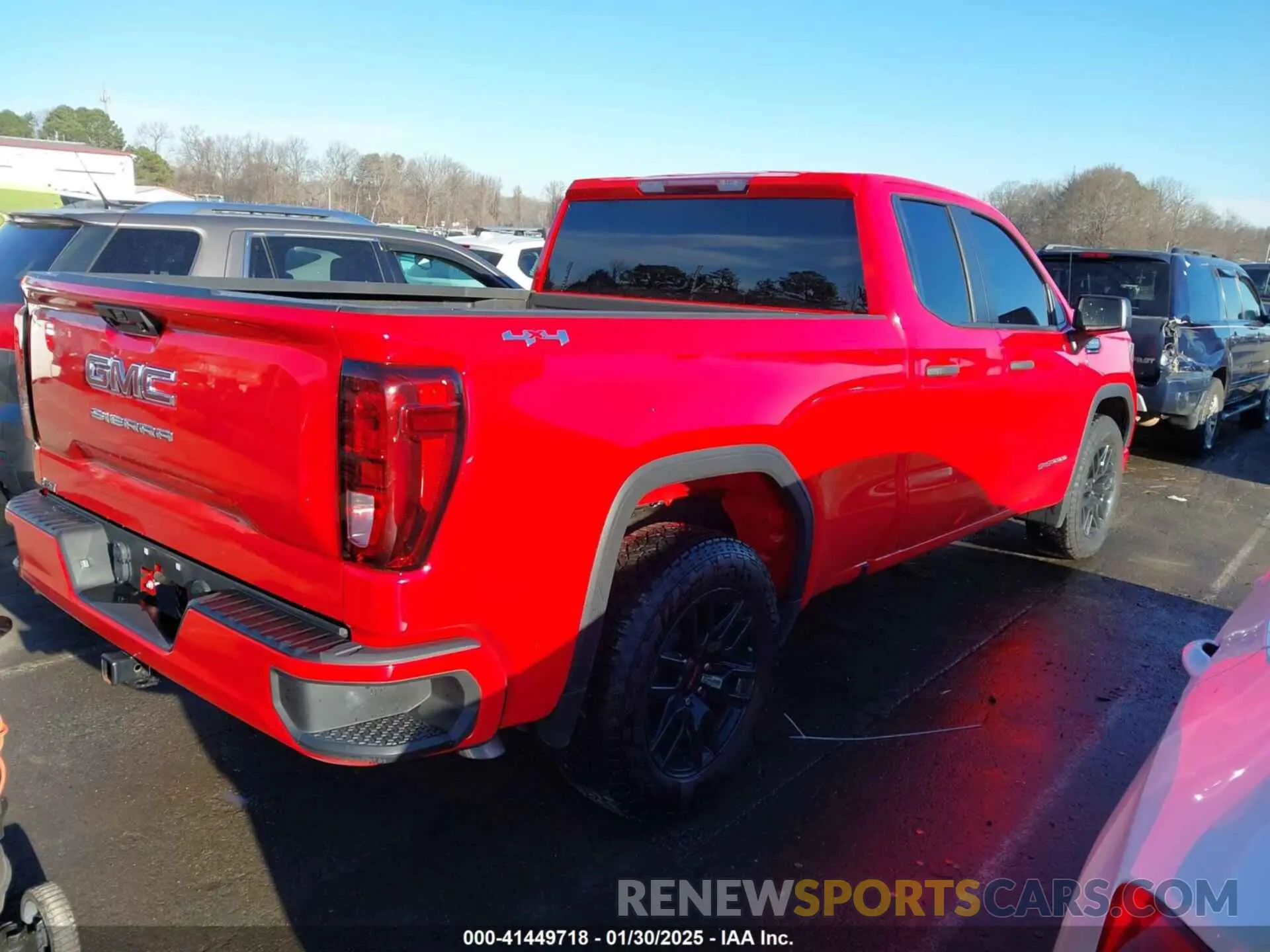4 Photograph of a damaged car 1GTRUAED0PZ278173 GMC SIERRA 1500 2023