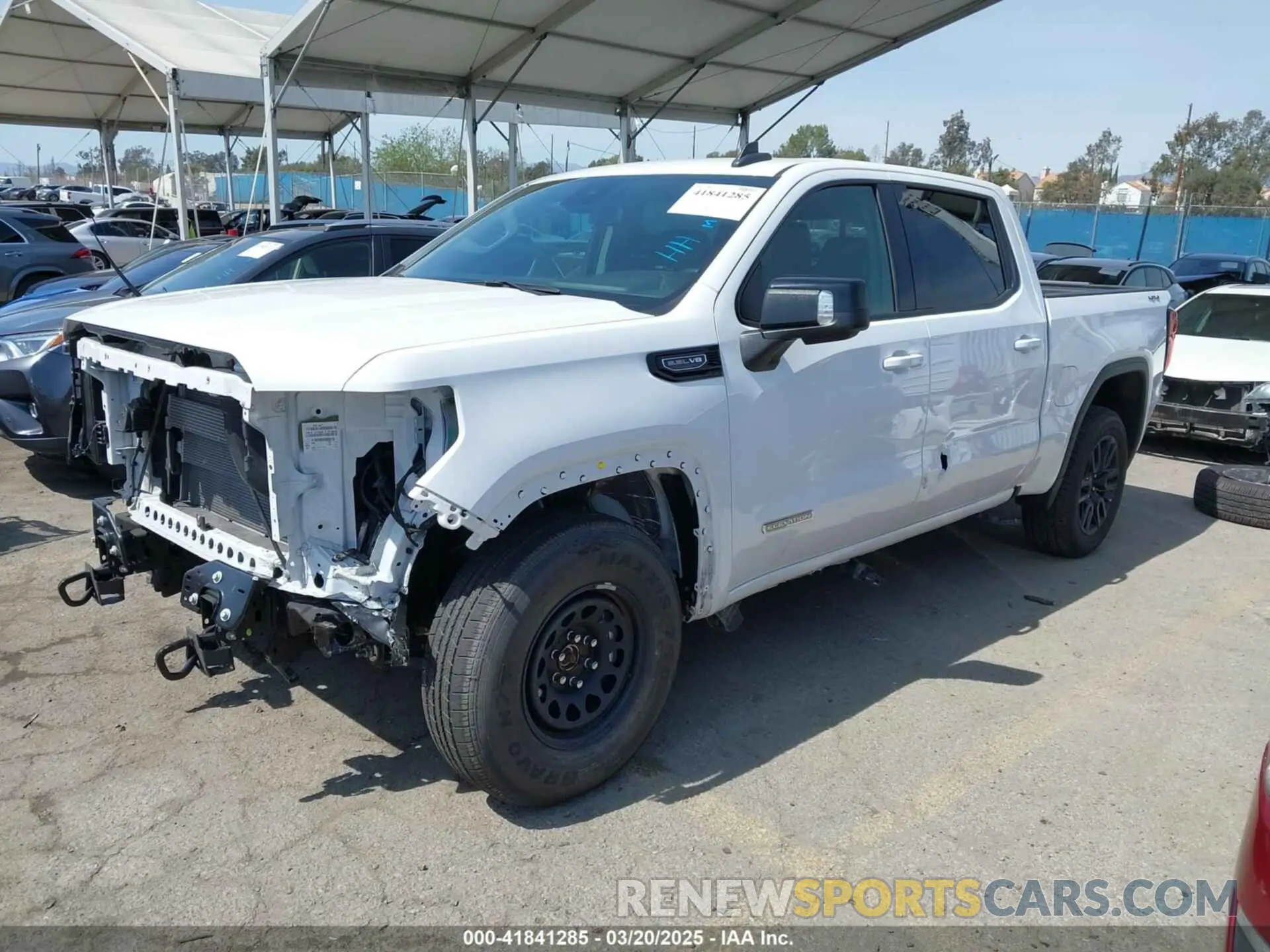 2 Photograph of a damaged car 1GTUUCED5PZ144197 GMC SIERRA 1500 2023
