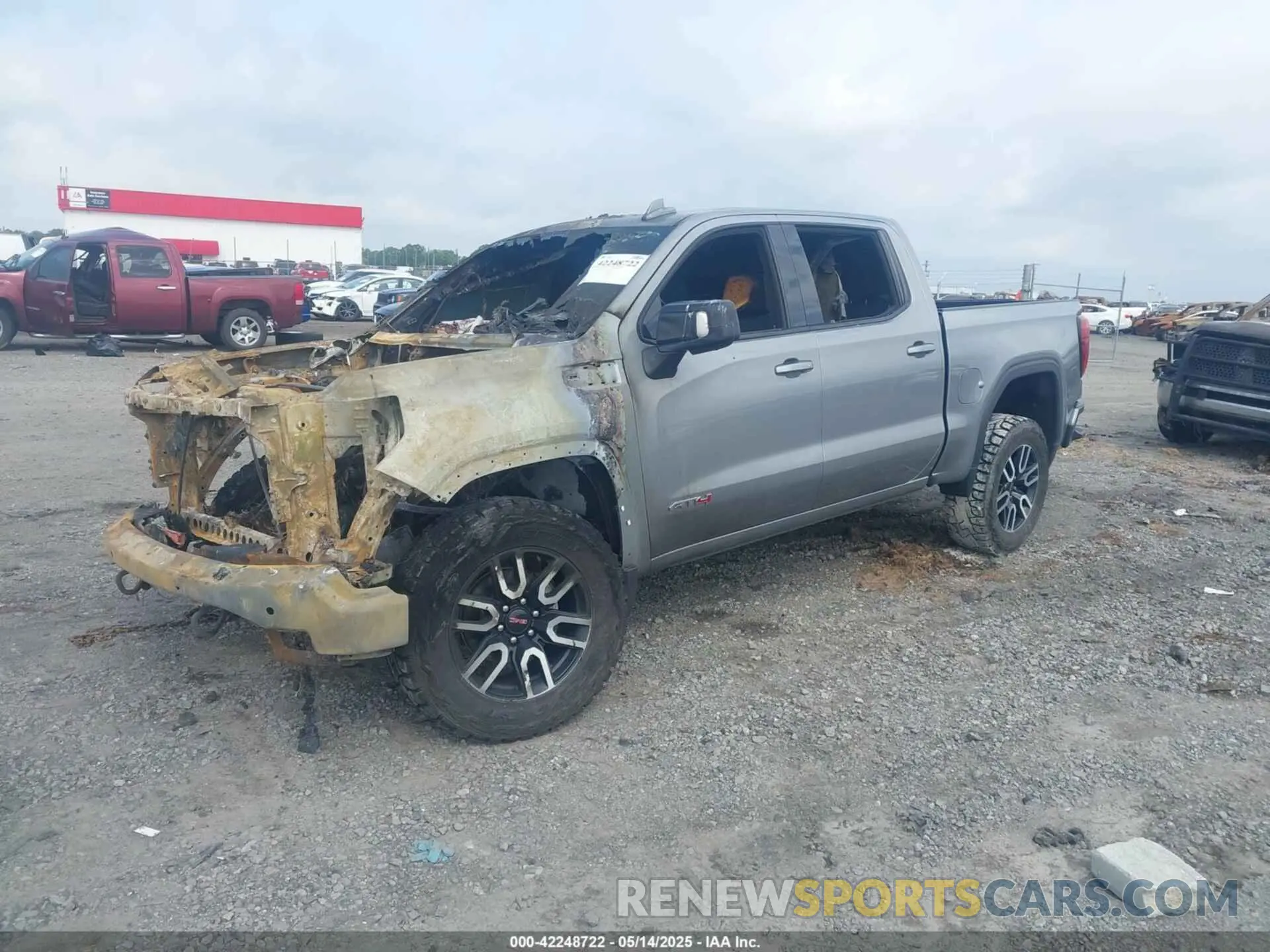2 Photograph of a damaged car 1GTUUEE80PZ196707 GMC SIERRA 1500 2023