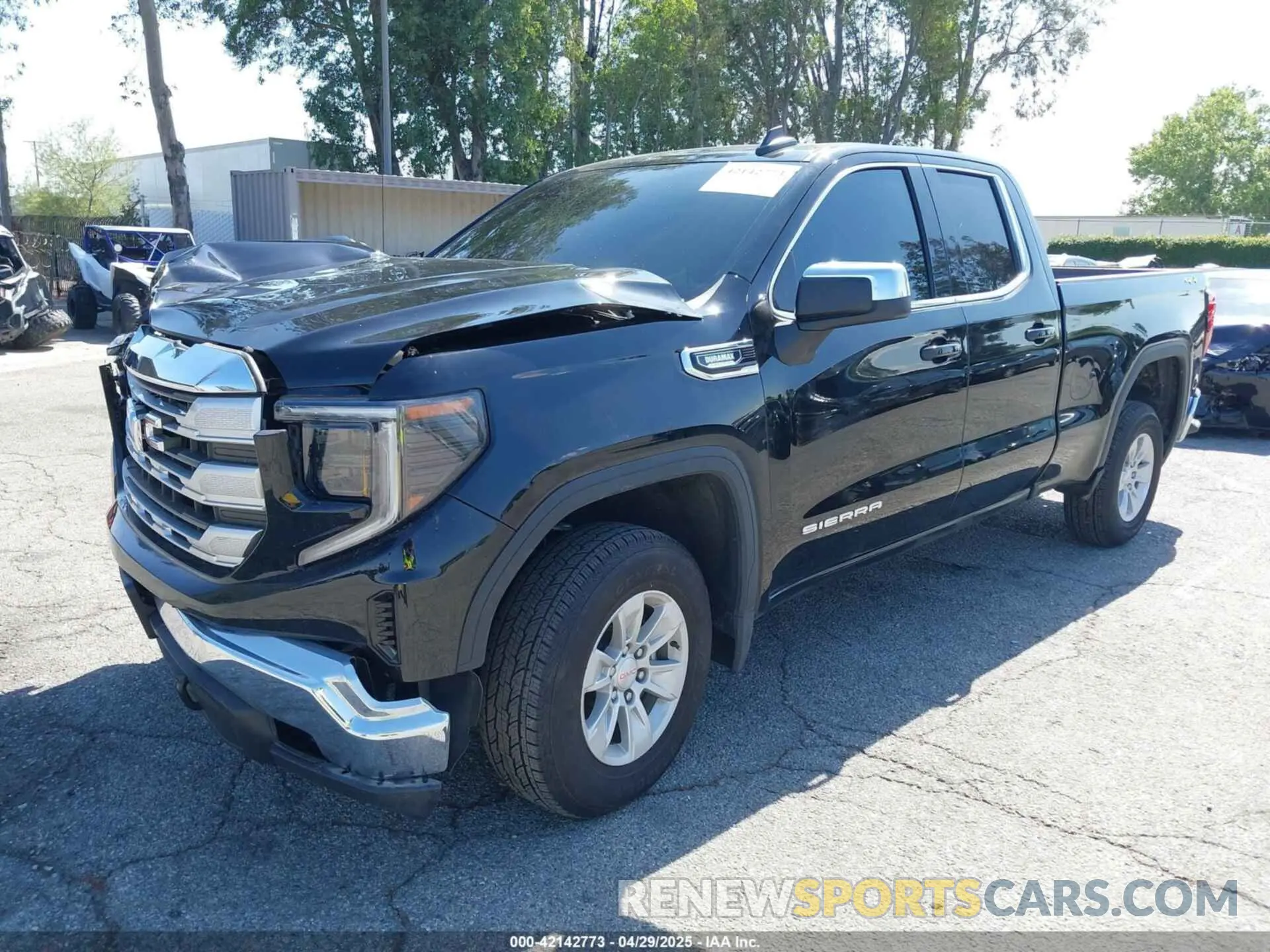 2 Photograph of a damaged car 1GTVUBE81PZ328392 GMC SIERRA 1500 2023