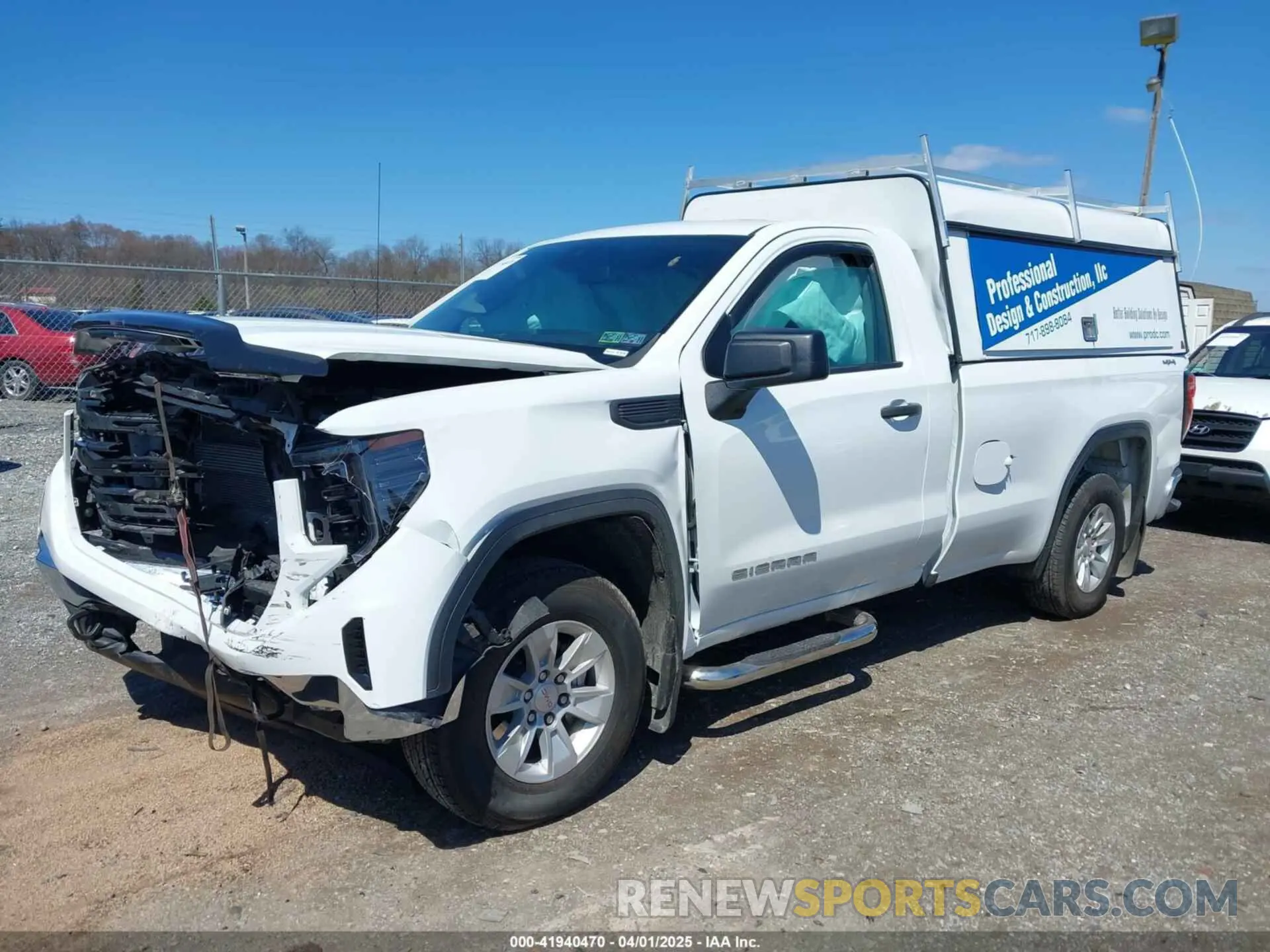 2 Photograph of a damaged car 3GTNUAED2PG351350 GMC SIERRA 1500 2023