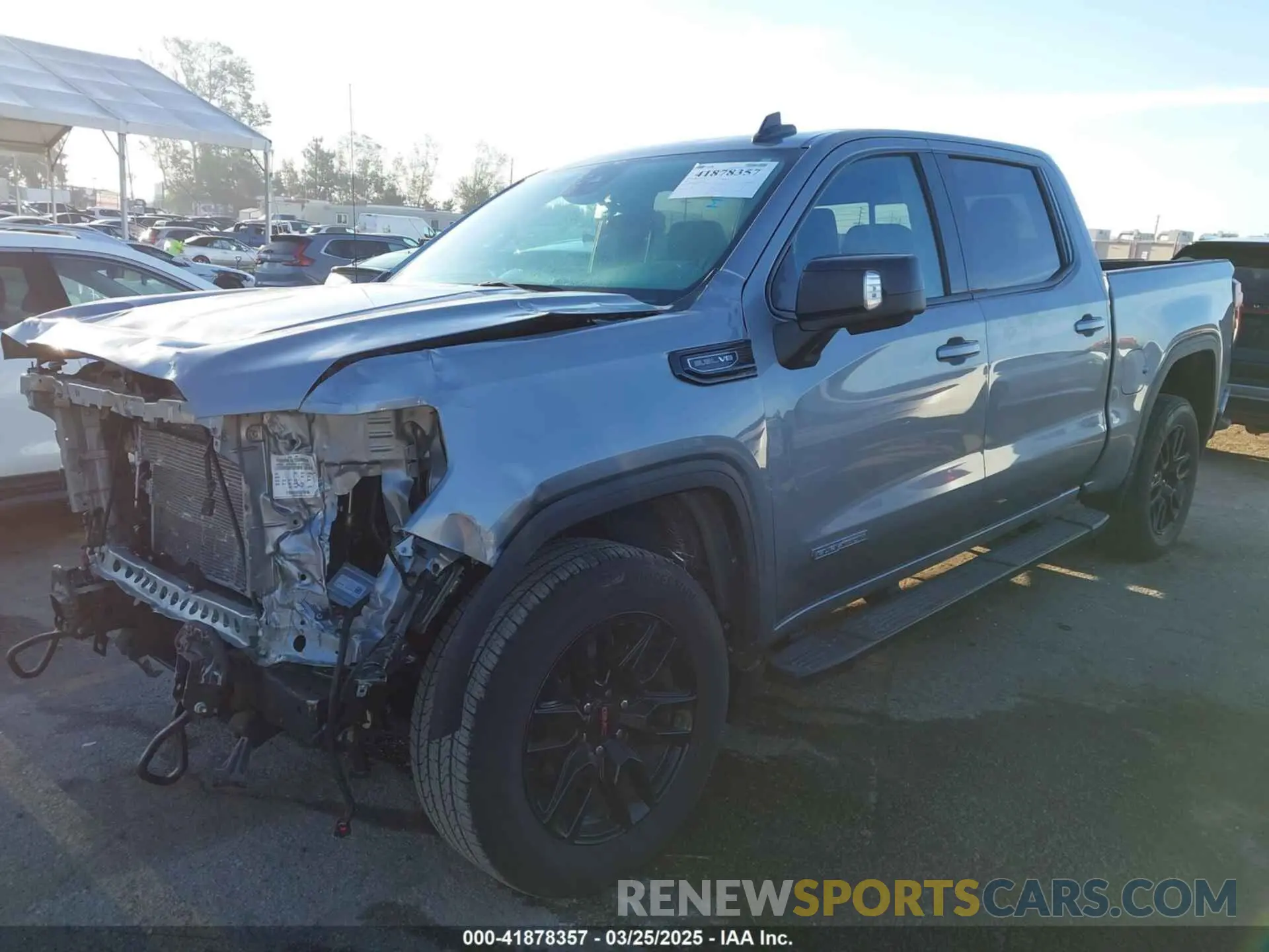 2 Photograph of a damaged car 3GTPHCED7PG317946 GMC SIERRA 1500 2023