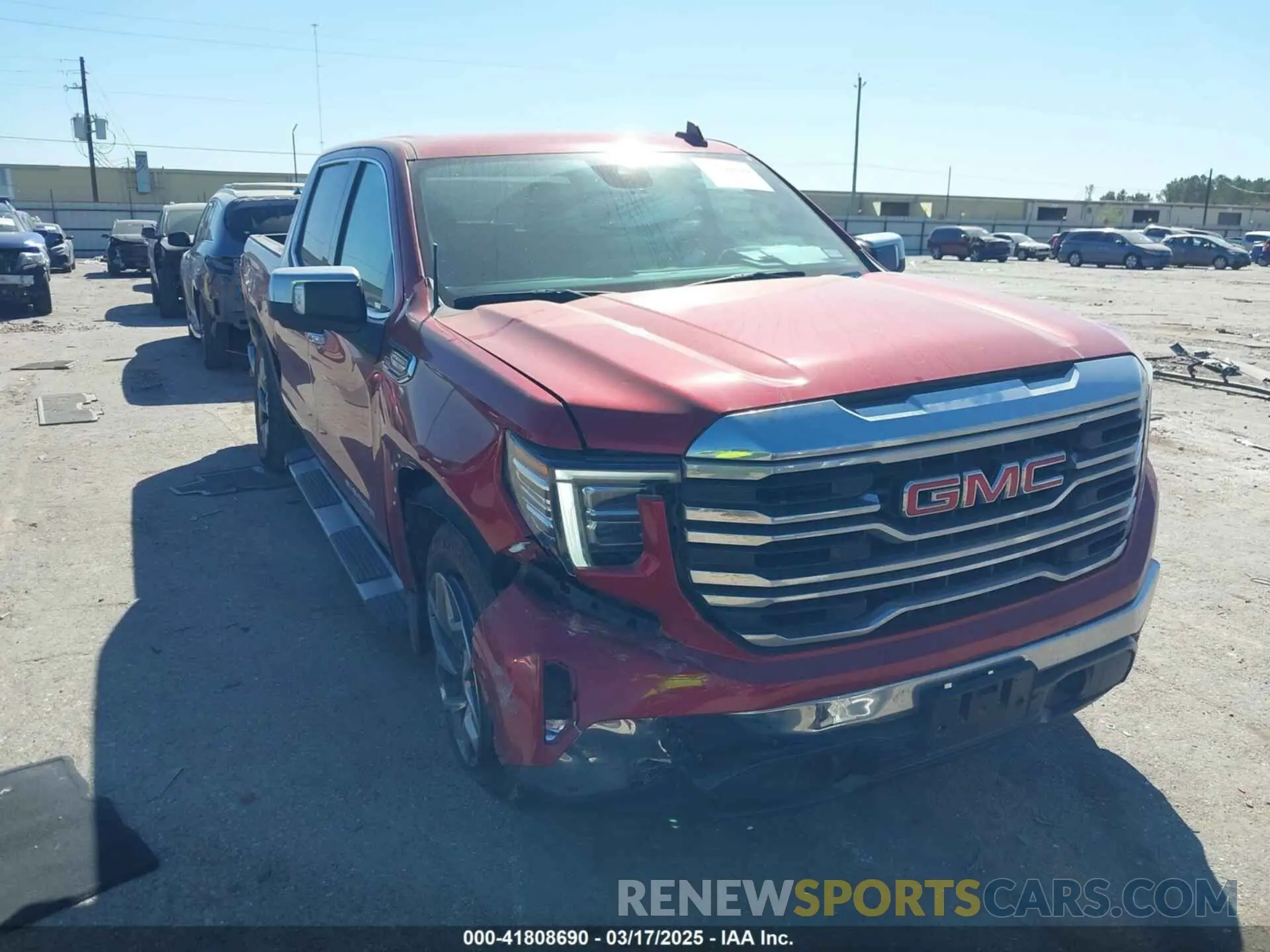 1 Photograph of a damaged car 3GTPHDED0PG223462 GMC SIERRA 1500 2023