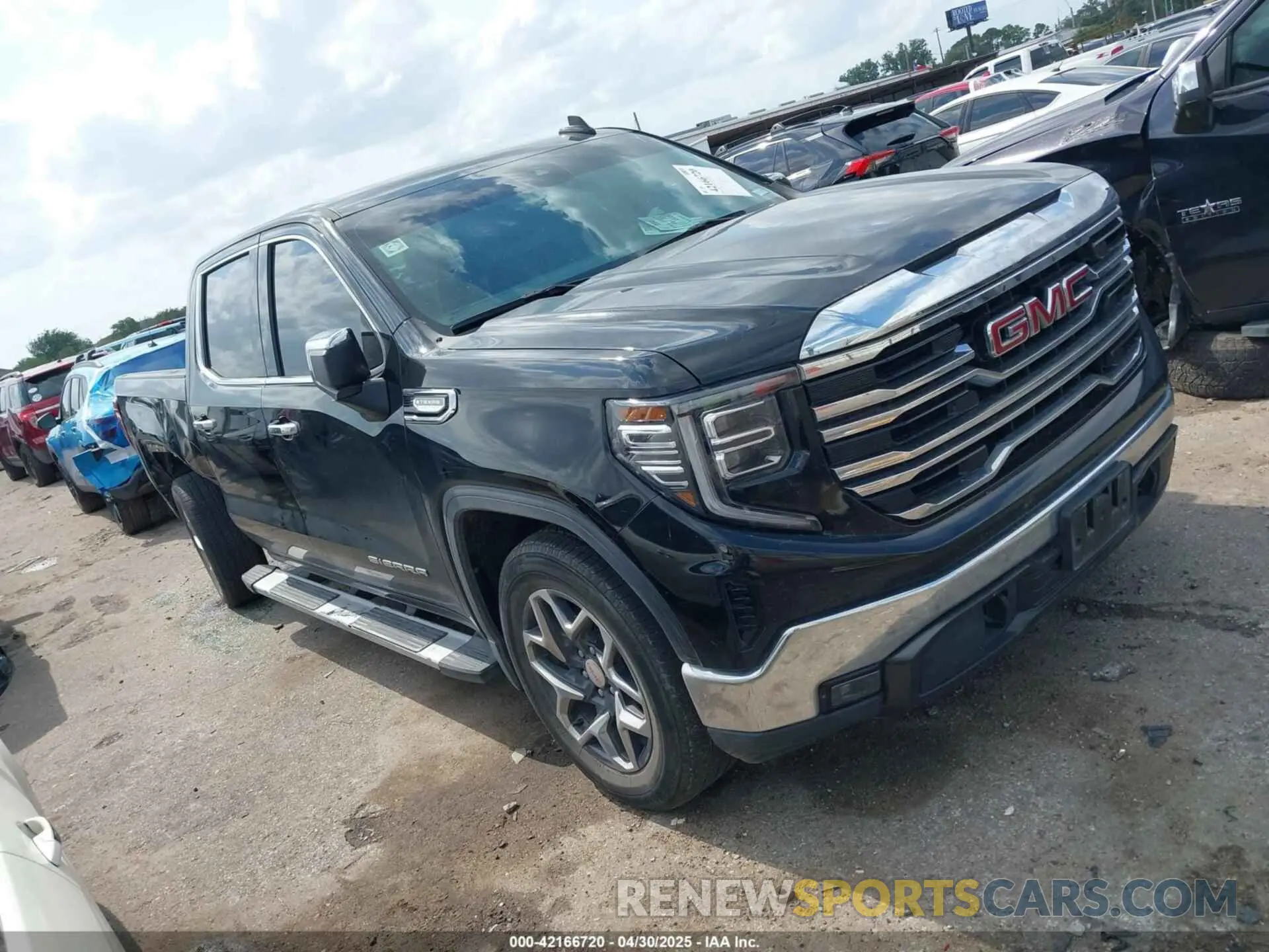 1 Photograph of a damaged car 3GTPHDED6PG210294 GMC SIERRA 1500 2023