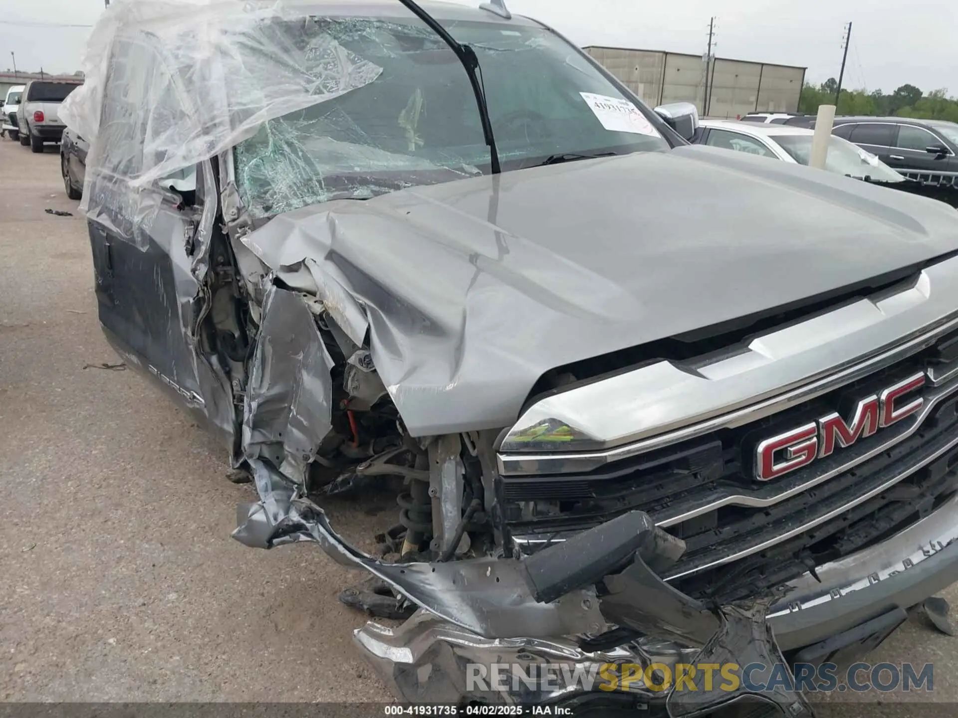 1 Photograph of a damaged car 3GTPHDED8PG122220 GMC SIERRA 1500 2023