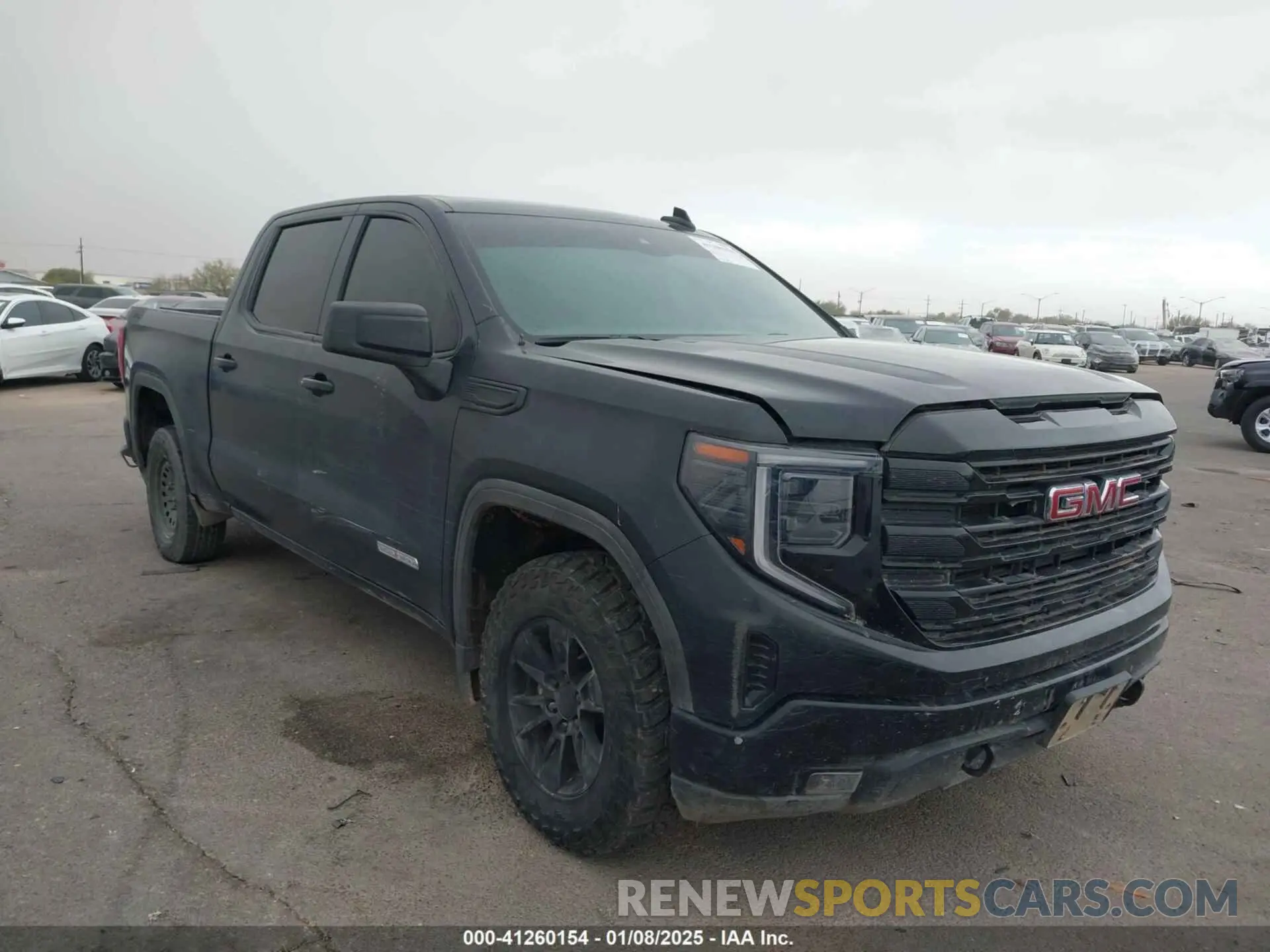 1 Photograph of a damaged car 3GTPUJEK4PG217575 GMC SIERRA 1500 2023