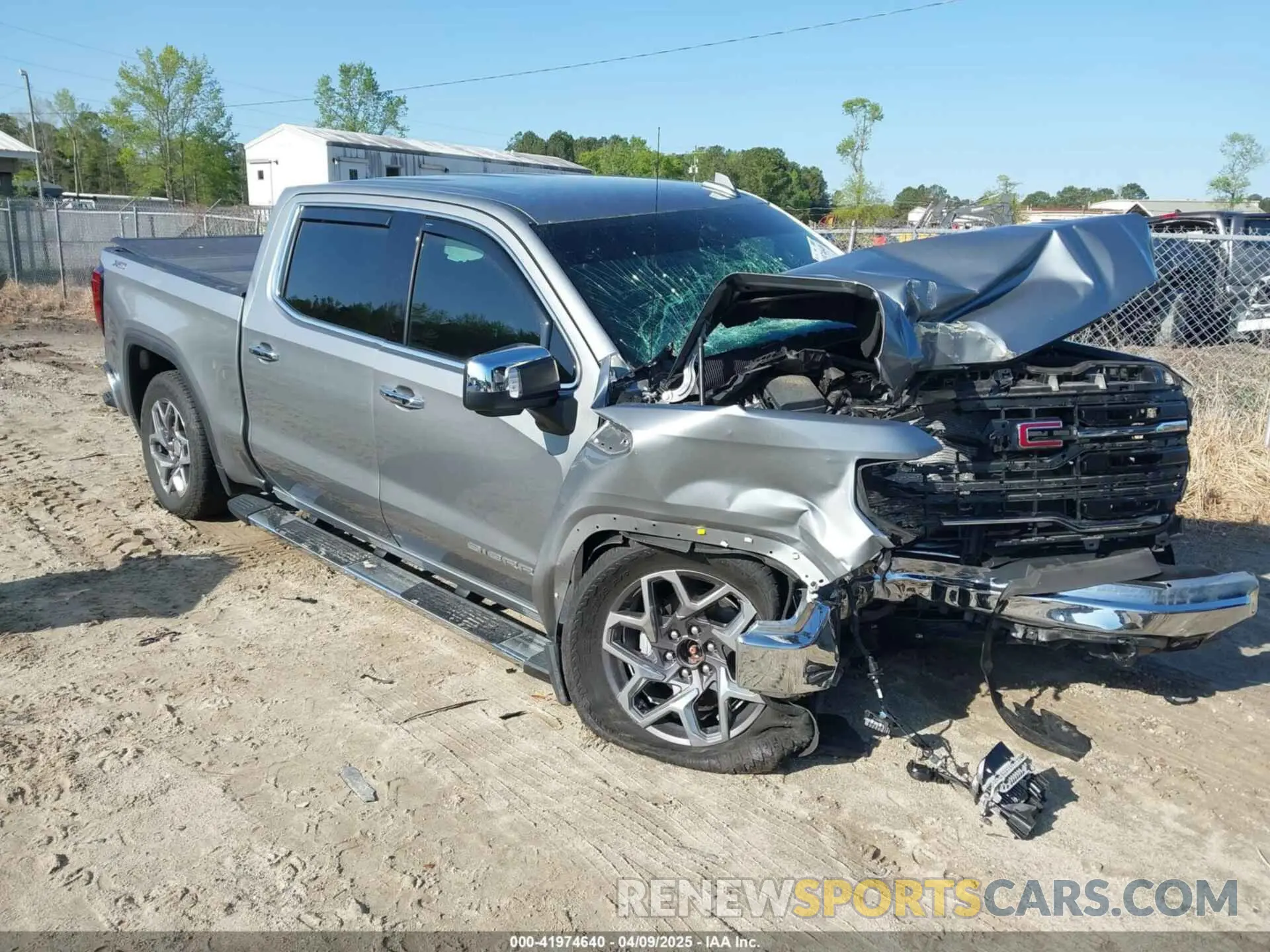 1 Photograph of a damaged car 3GTUUDED1PG180250 GMC SIERRA 1500 2023