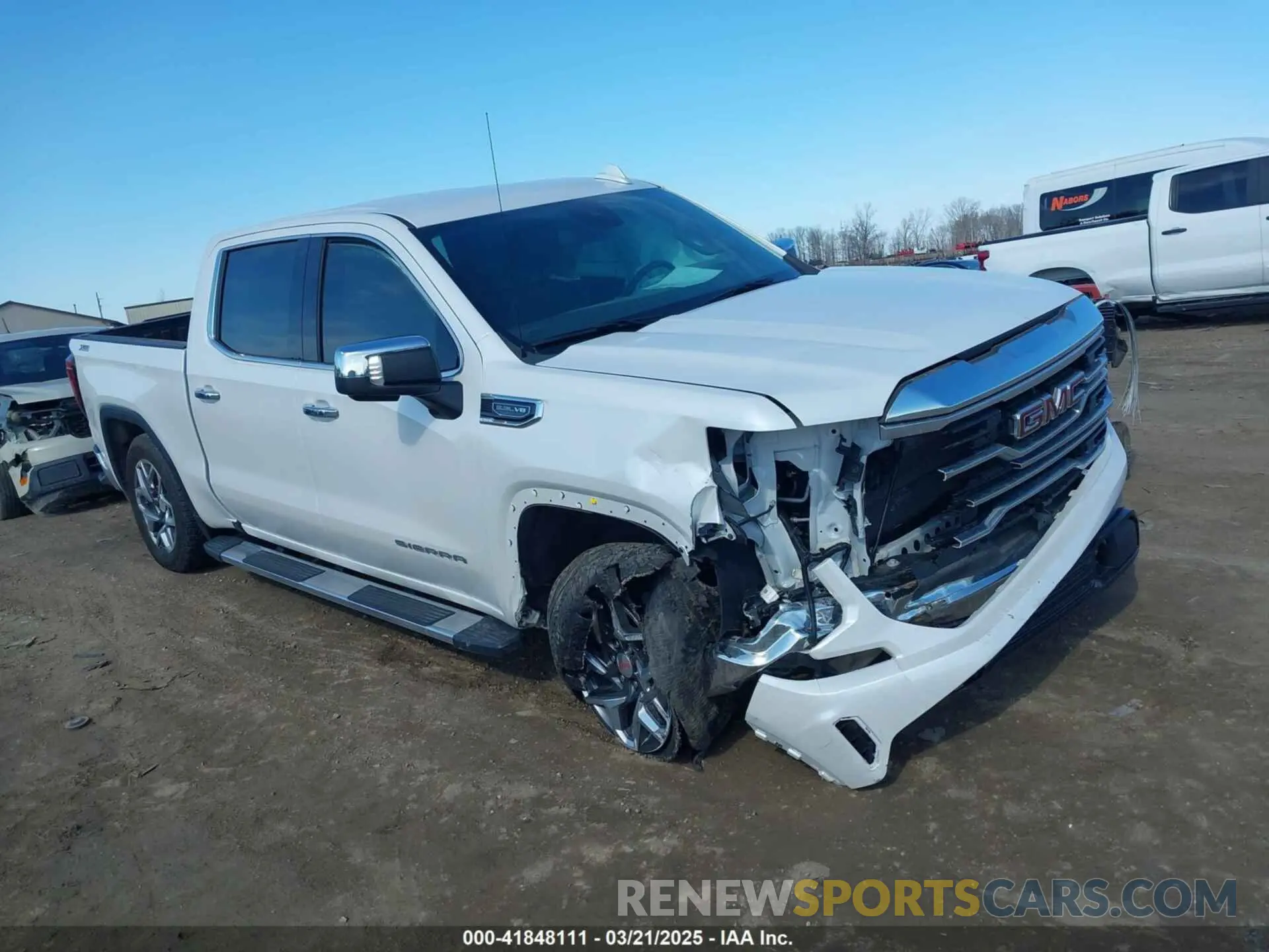 1 Photograph of a damaged car 3GTUUDED4PG320775 GMC SIERRA 1500 2023