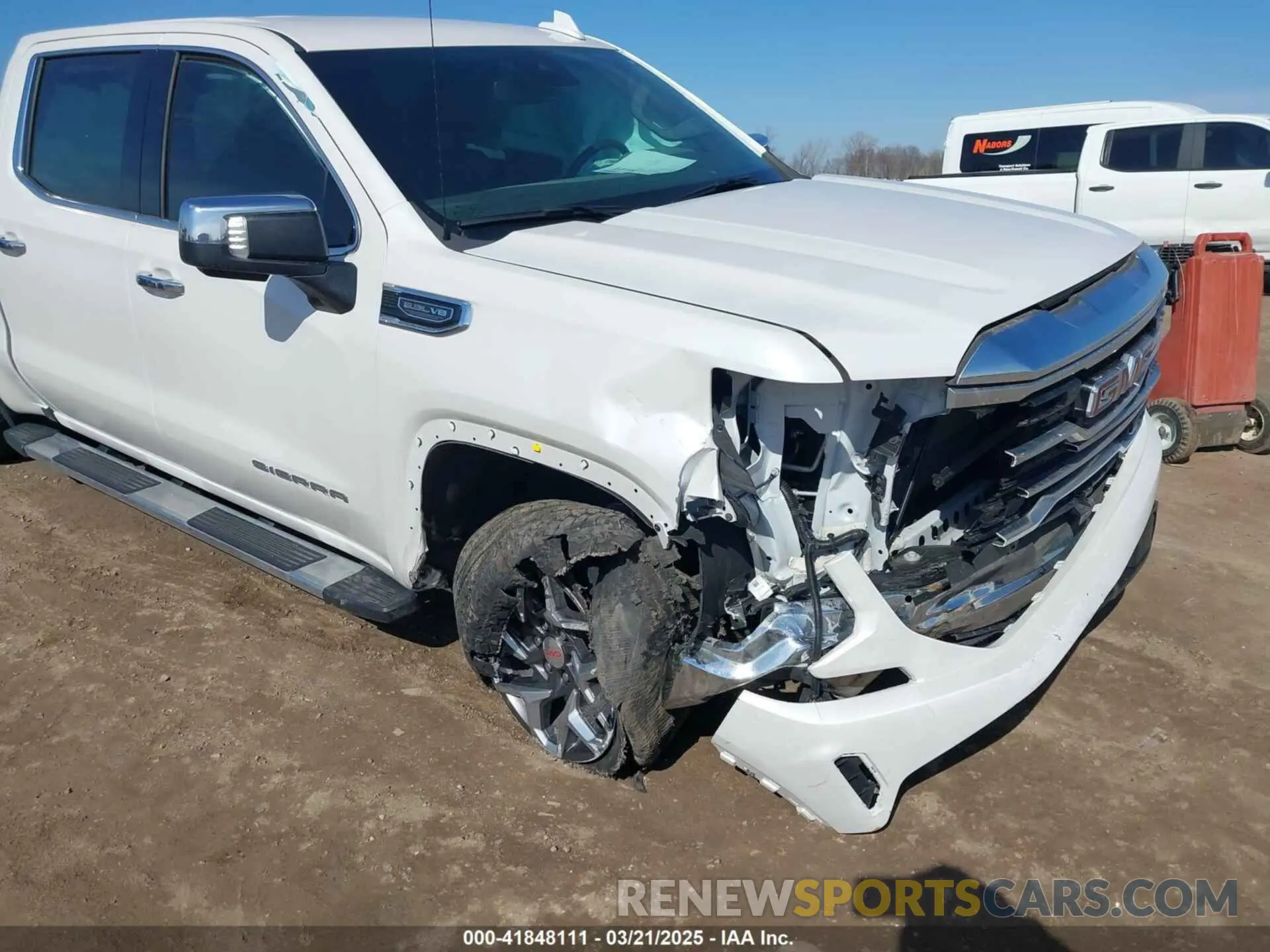 6 Photograph of a damaged car 3GTUUDED4PG320775 GMC SIERRA 1500 2023