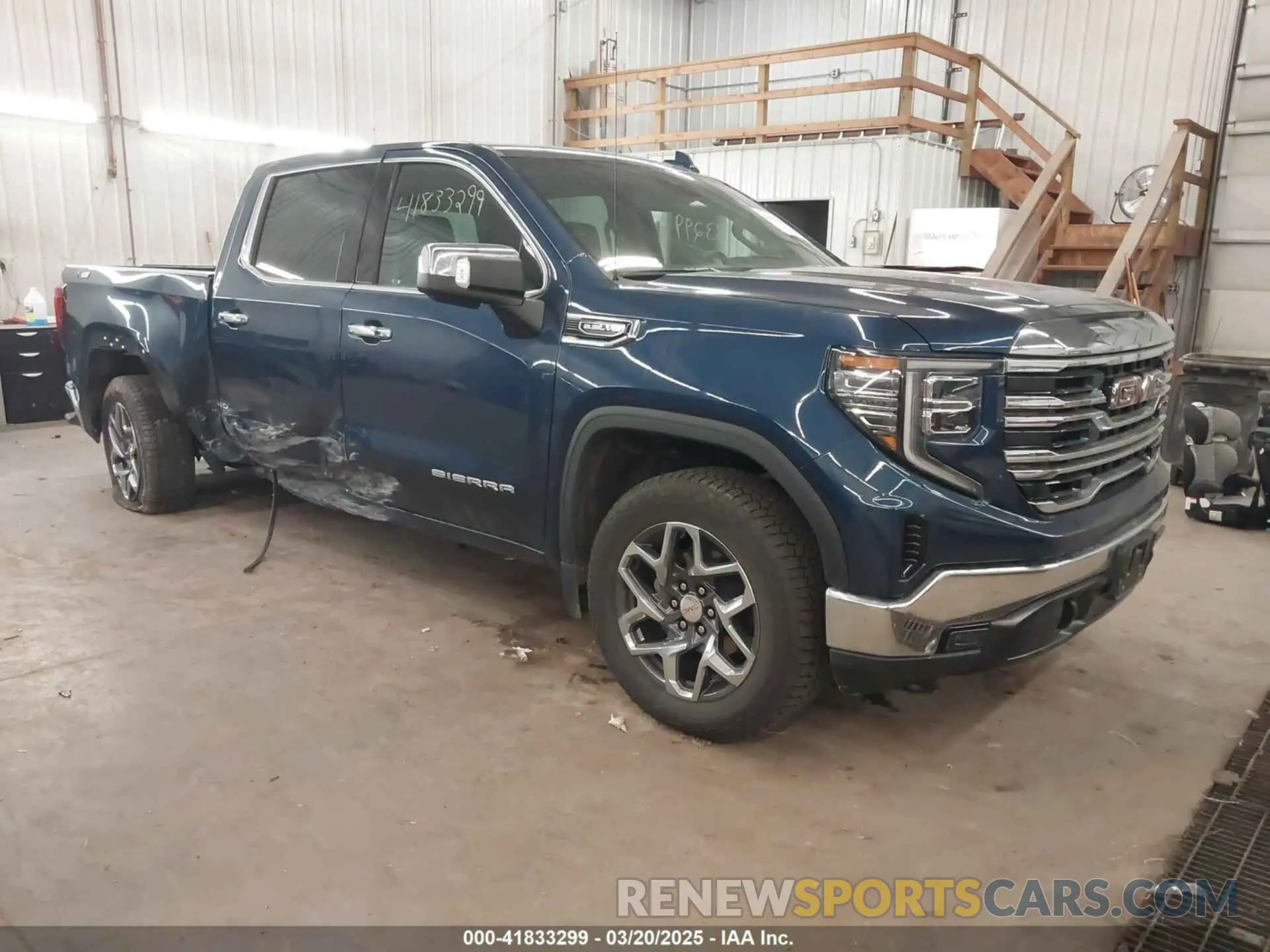1 Photograph of a damaged car 3GTUUDED6PG116012 GMC SIERRA 1500 2023
