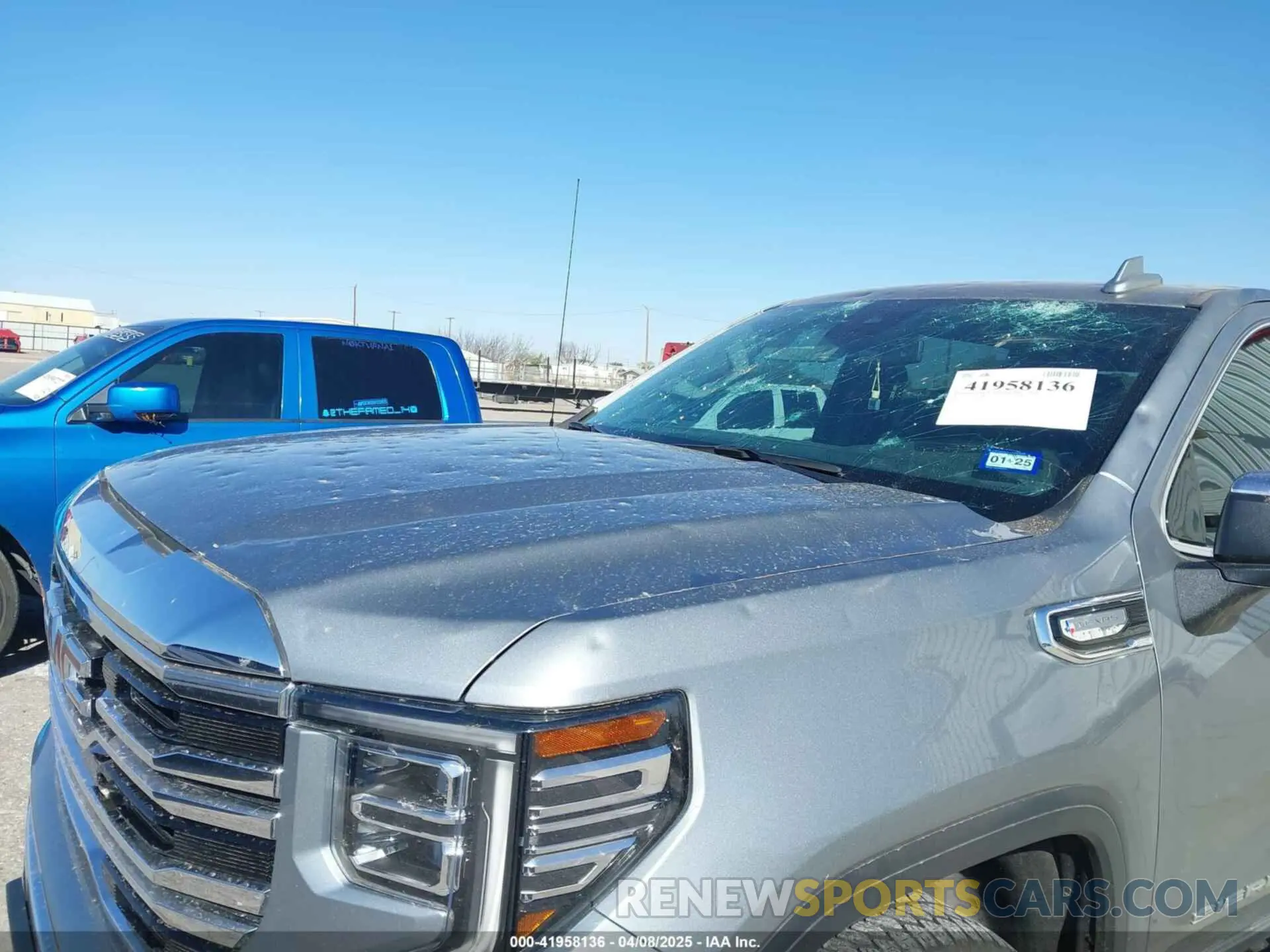 6 Photograph of a damaged car 3GTUUDED8PG186014 GMC SIERRA 1500 2023