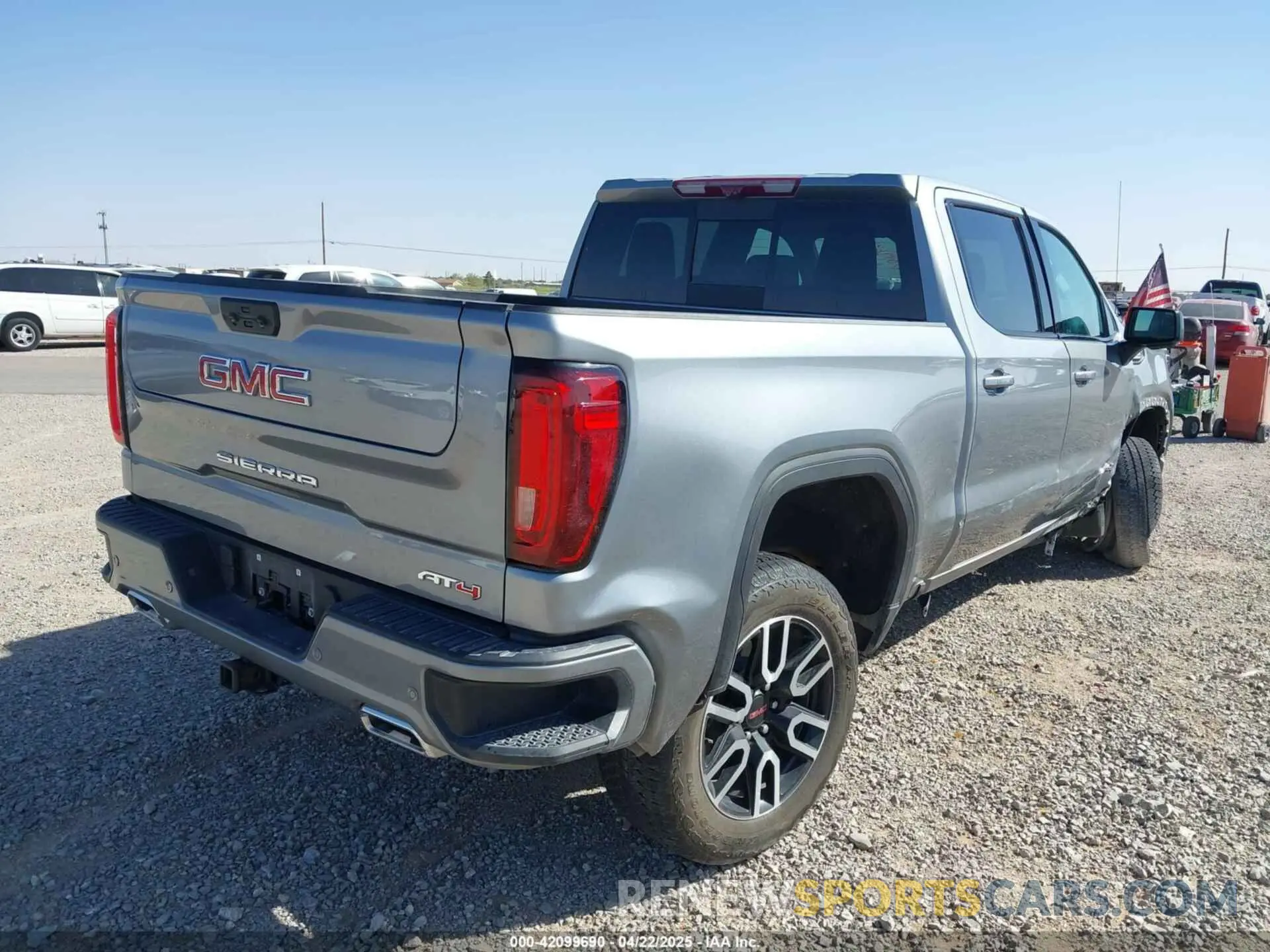4 Photograph of a damaged car 3GTUUEE87PG332377 GMC SIERRA 1500 2023