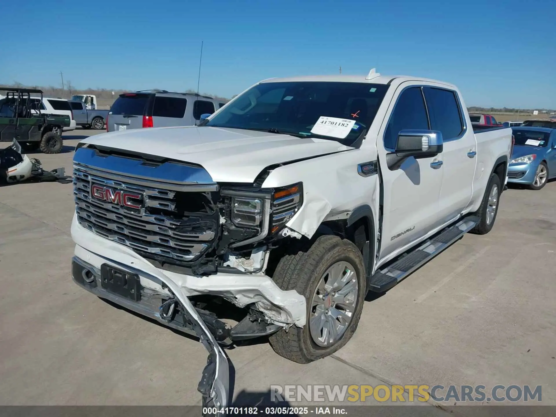 6 Photograph of a damaged car 3GTUUGEL2PG353105 GMC SIERRA 1500 2023