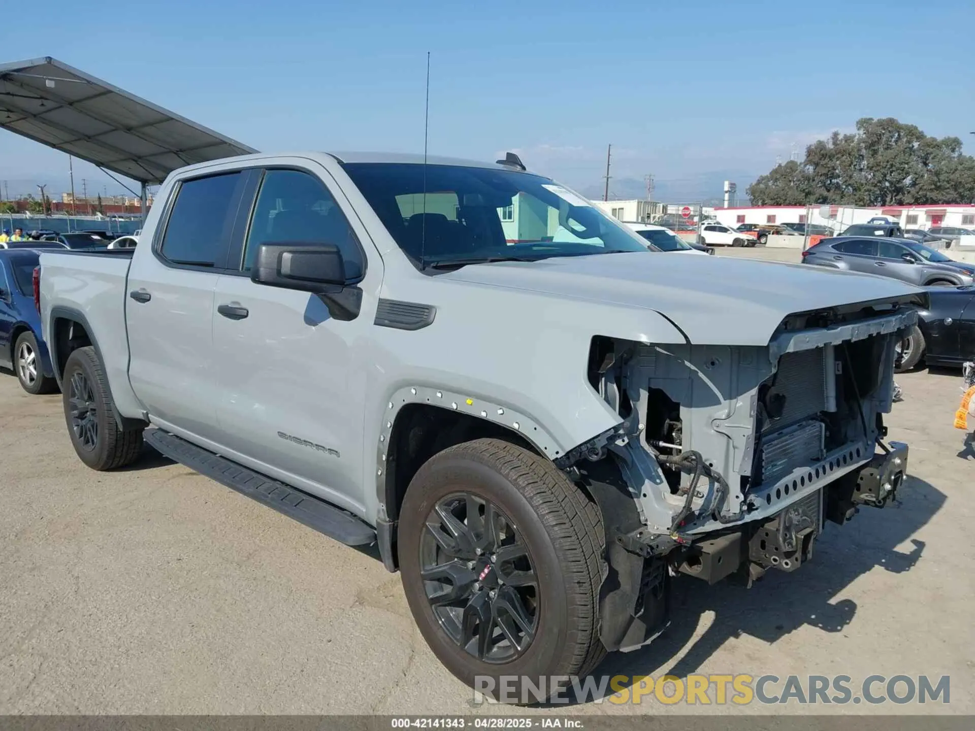 1 Photograph of a damaged car 1GTPHAEK1RZ173056 GMC SIERRA 1500 2024