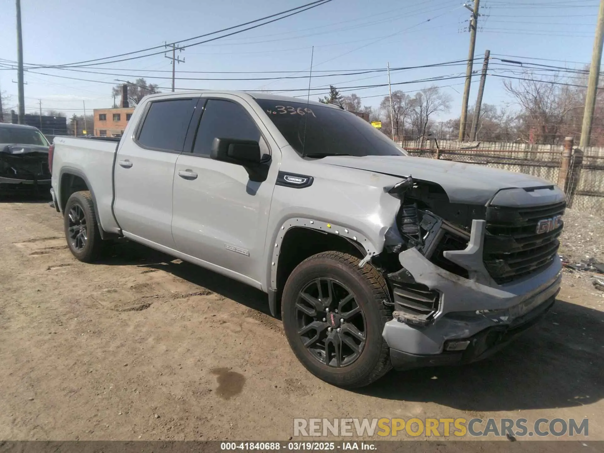 1 Photograph of a damaged car 1GTPUJEK7RZ403369 GMC SIERRA 1500 2024