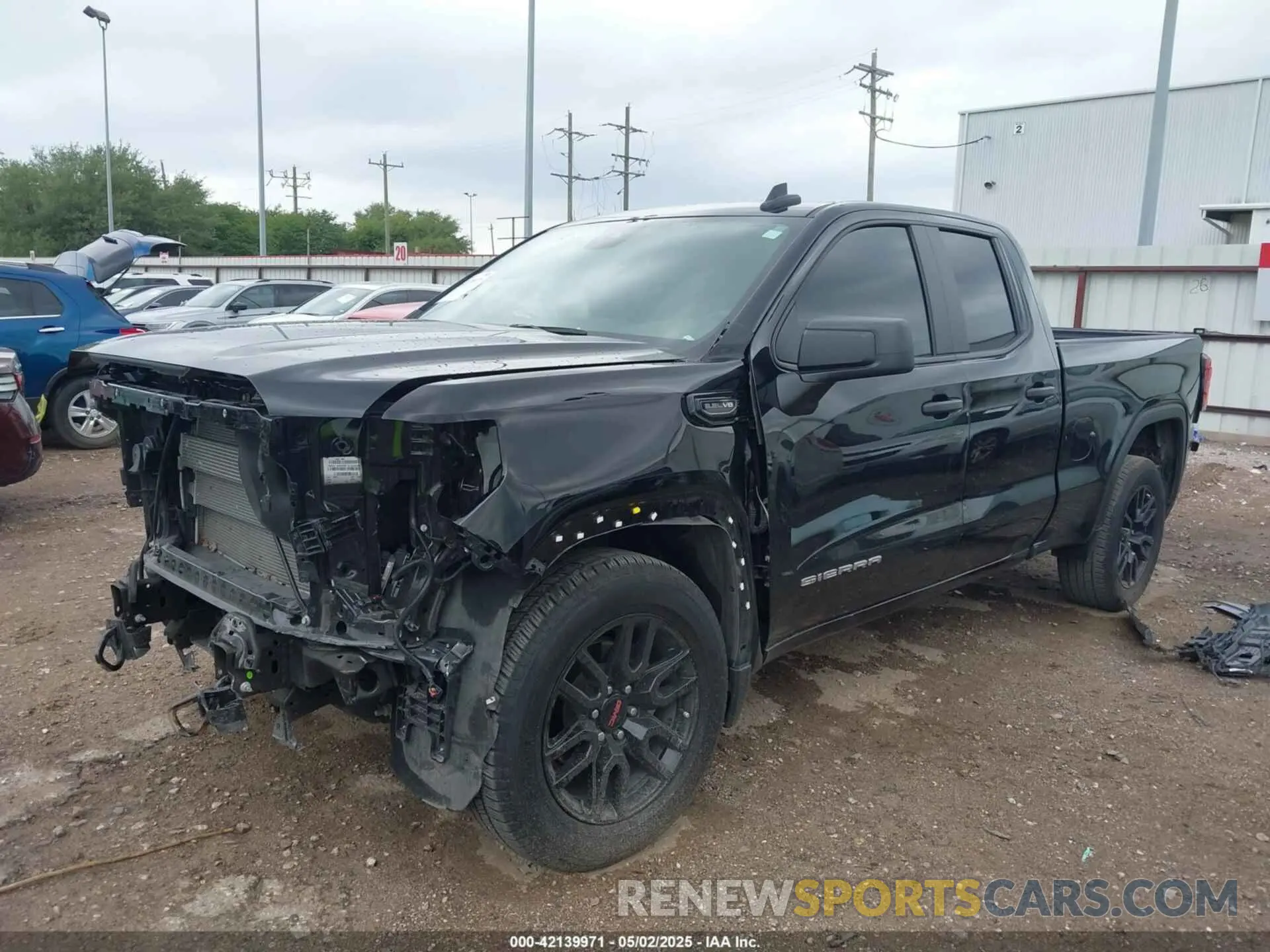 2 Photograph of a damaged car 1GTRHAED8RZ371949 GMC SIERRA 1500 2024