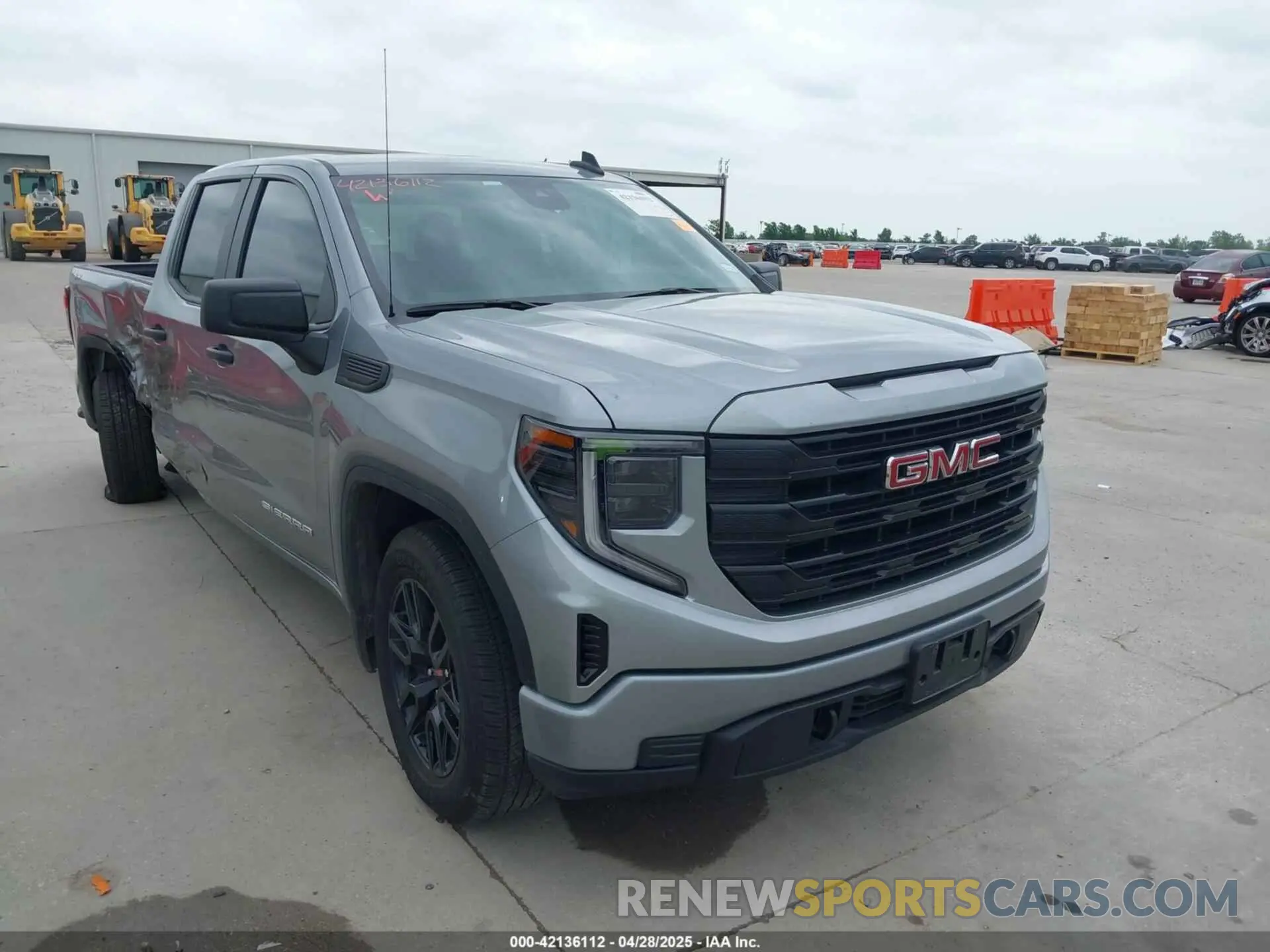 1 Photograph of a damaged car 1GTRUAEKXRZ341233 GMC SIERRA 1500 2024