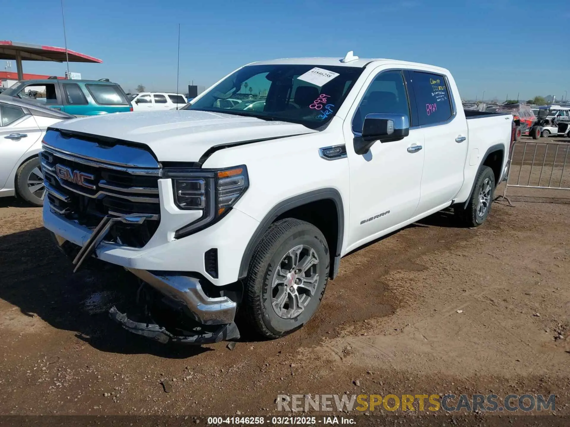 2 Photograph of a damaged car 1GTUUDED8RZ368329 GMC SIERRA 1500 2024