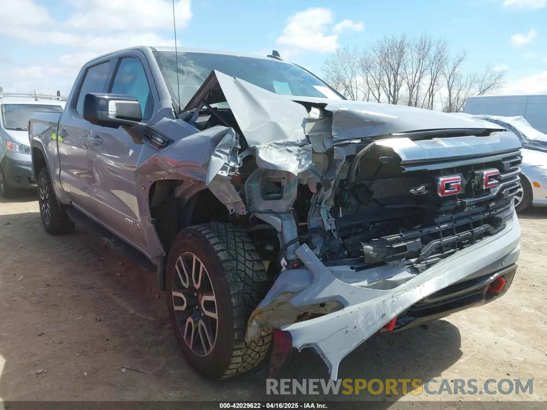 1 Photograph of a damaged car 1GTUUEE81RZ291215 GMC SIERRA 1500 2024