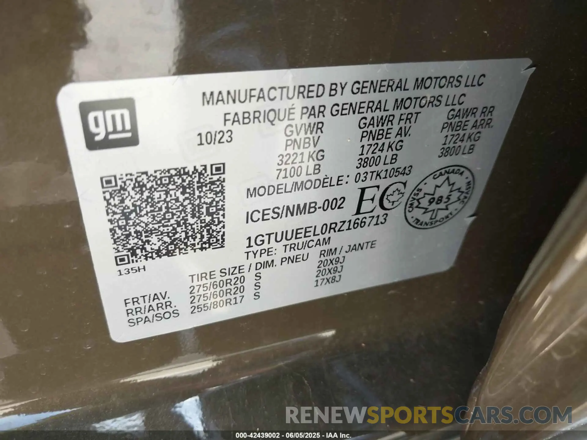 9 Photograph of a damaged car 1GTUUEEL0RZ166713 GMC SIERRA 1500 2024
