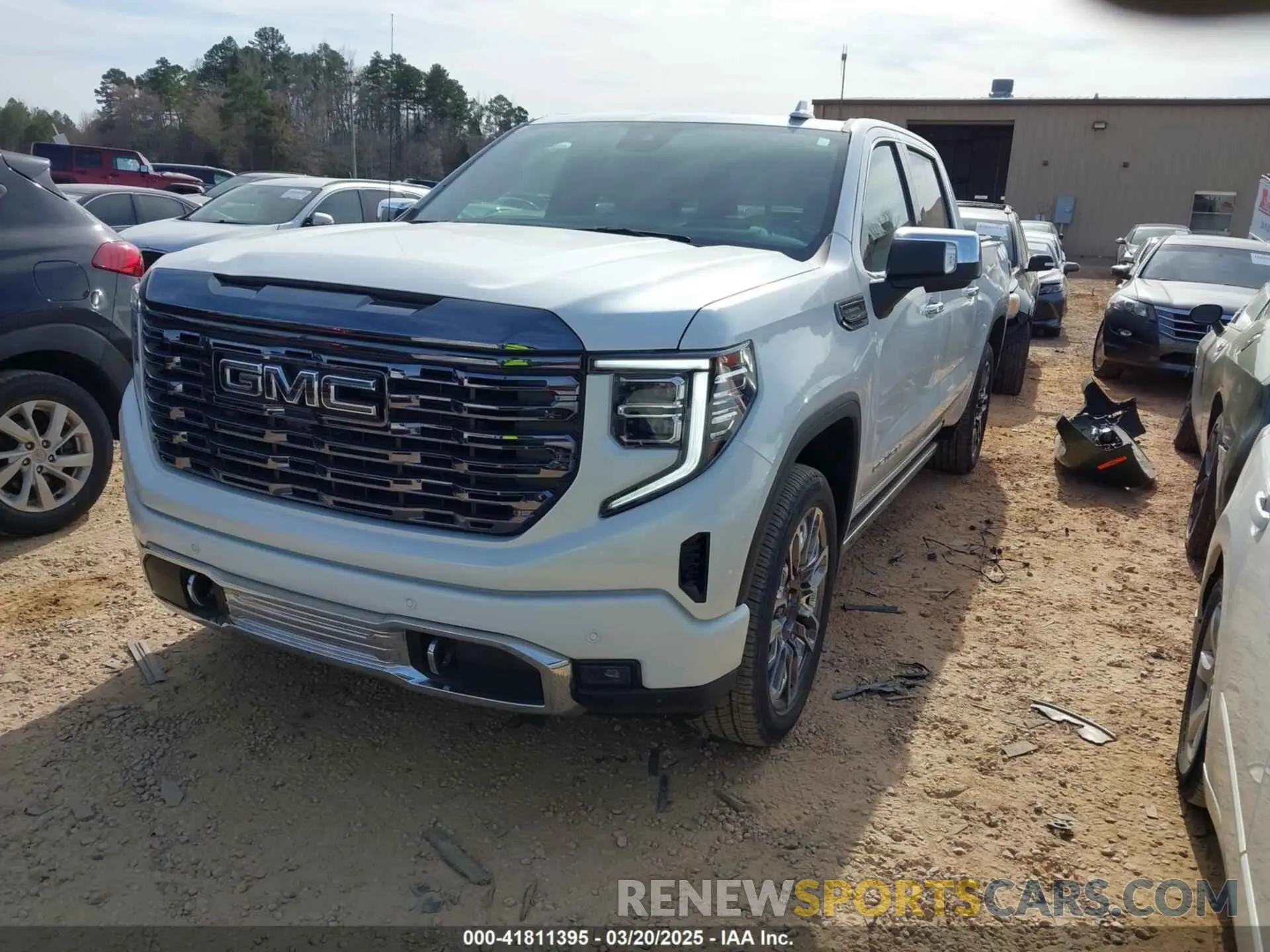 2 Photograph of a damaged car 1GTUUHEL5RZ258420 GMC SIERRA 1500 2024