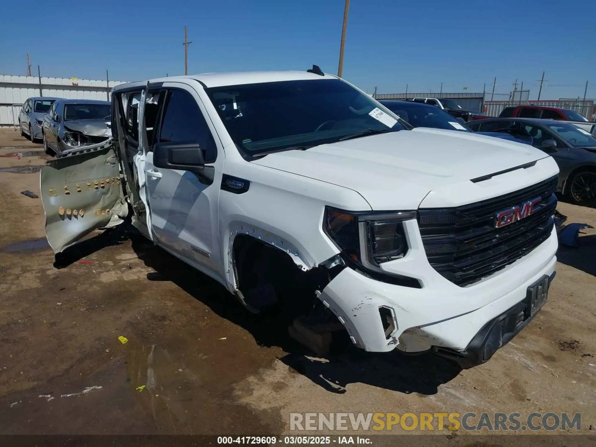 1 Photograph of a damaged car 3GTPHCED4RG372891 GMC SIERRA 1500 2024